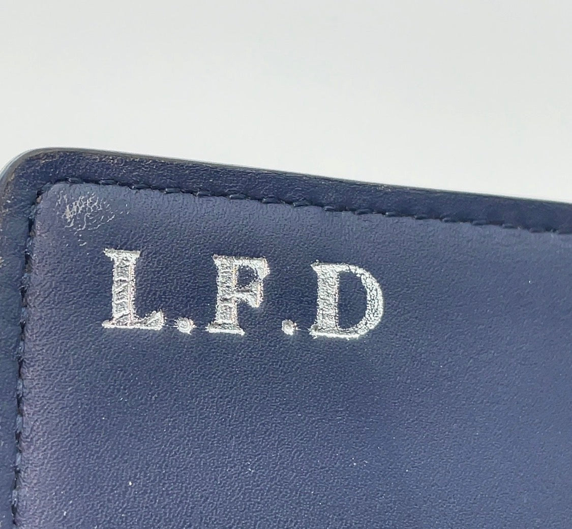 POCKET ORGANIZER BLUE WATERCOLOR