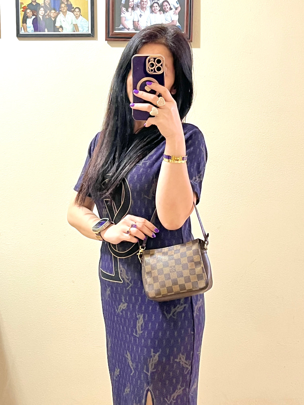 MINI POCHETTE DAMIER