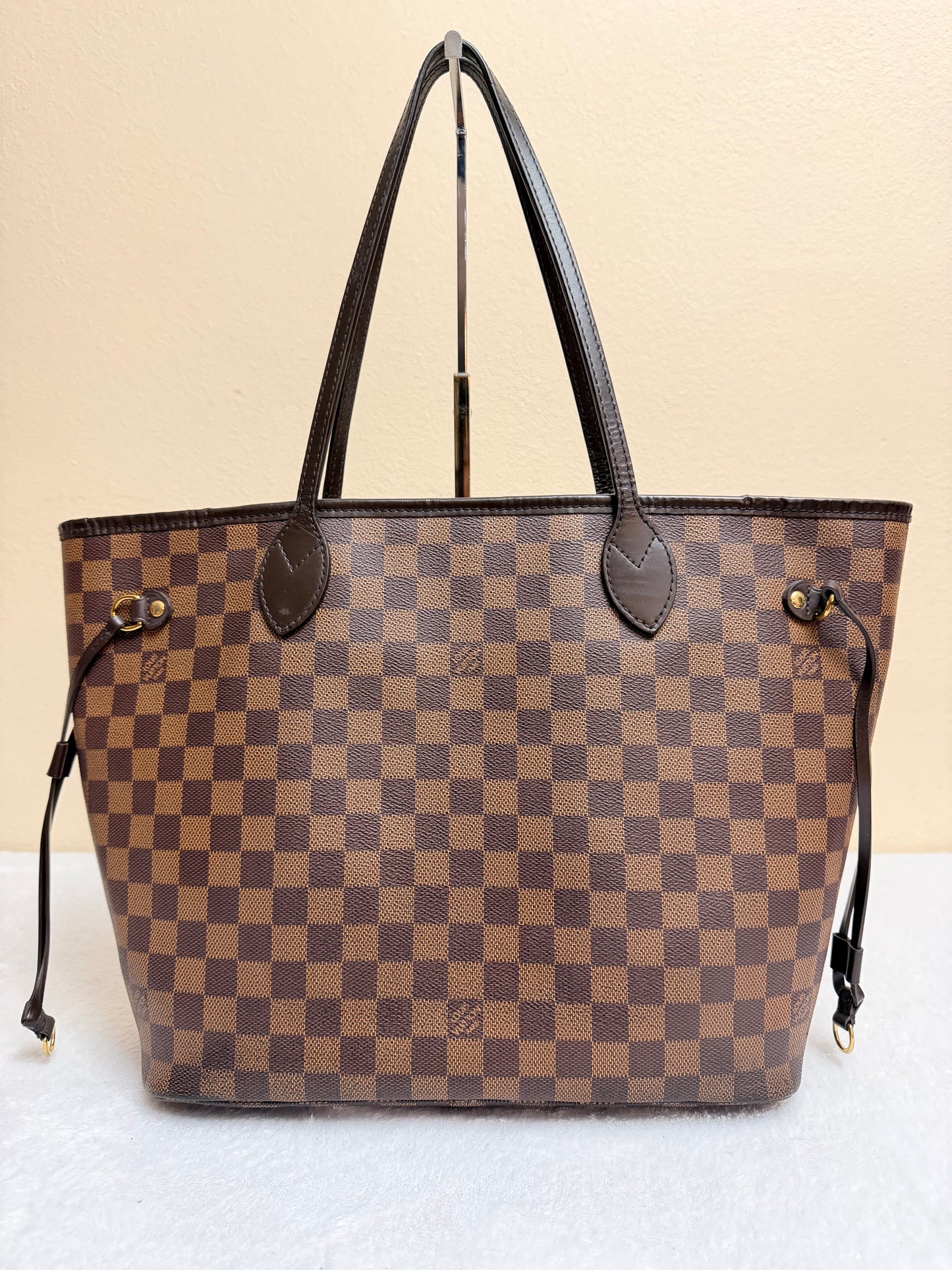 NEVERFULL MM W/ POUCH DAMIER EBENE