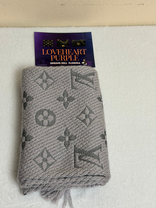 LOGOMANIA SCARF GRAYISH LILAC