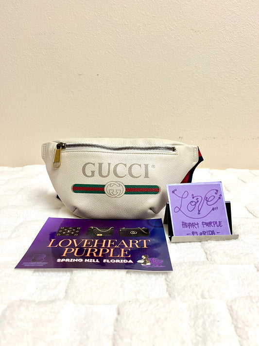 G_G BELT BAG WHITE