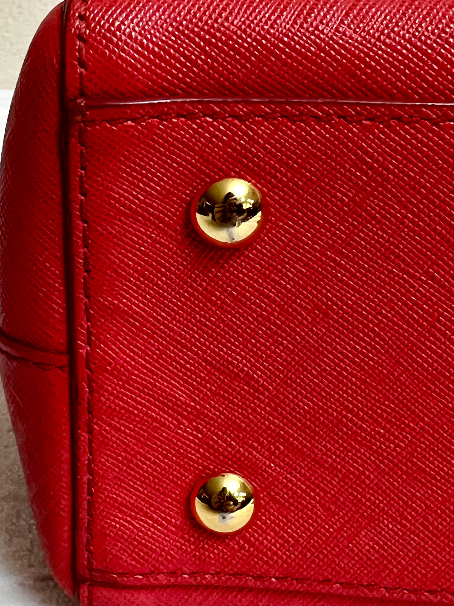 MCM SAFFIANO RED