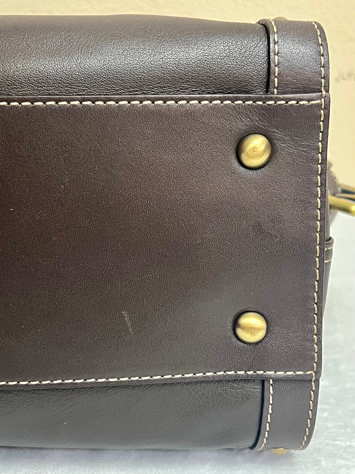 MCM CHOCO BROWN TOTE