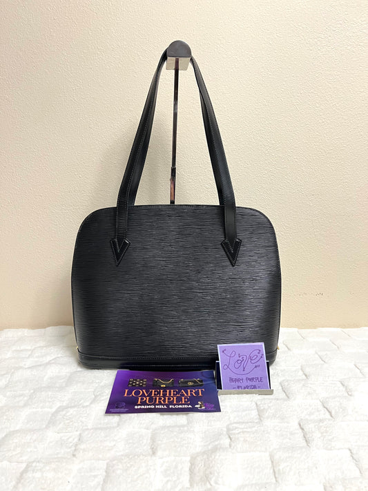 LUSSAC TOTE EPI BLACK