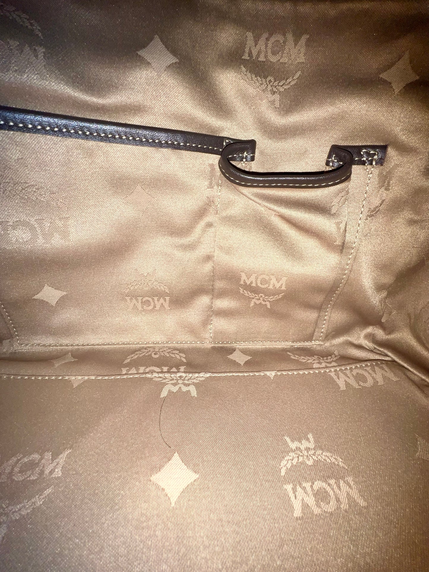 MCM CHOCO BROWN TOTE