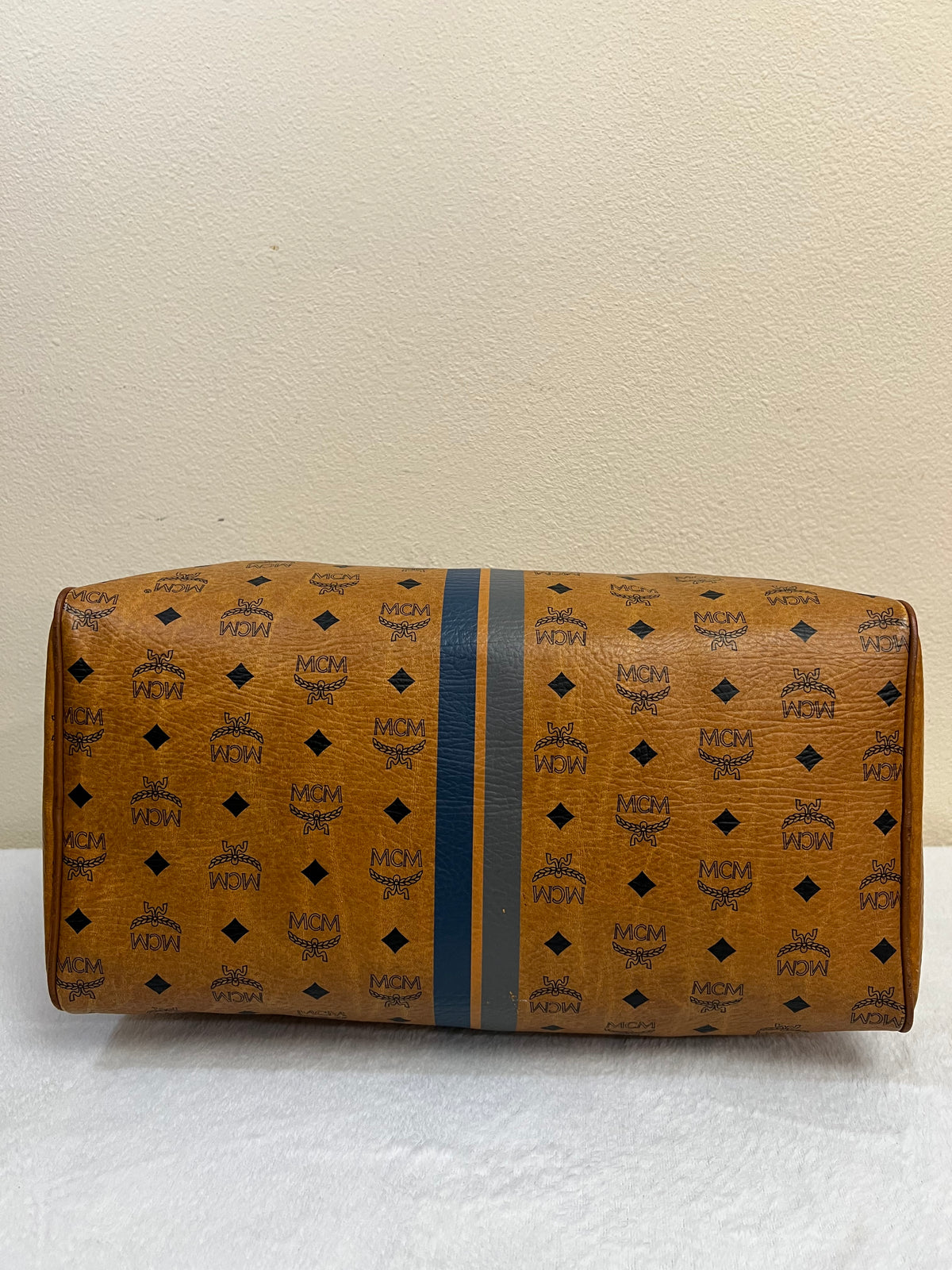 MCM DUFFLE 40 COGNAC
