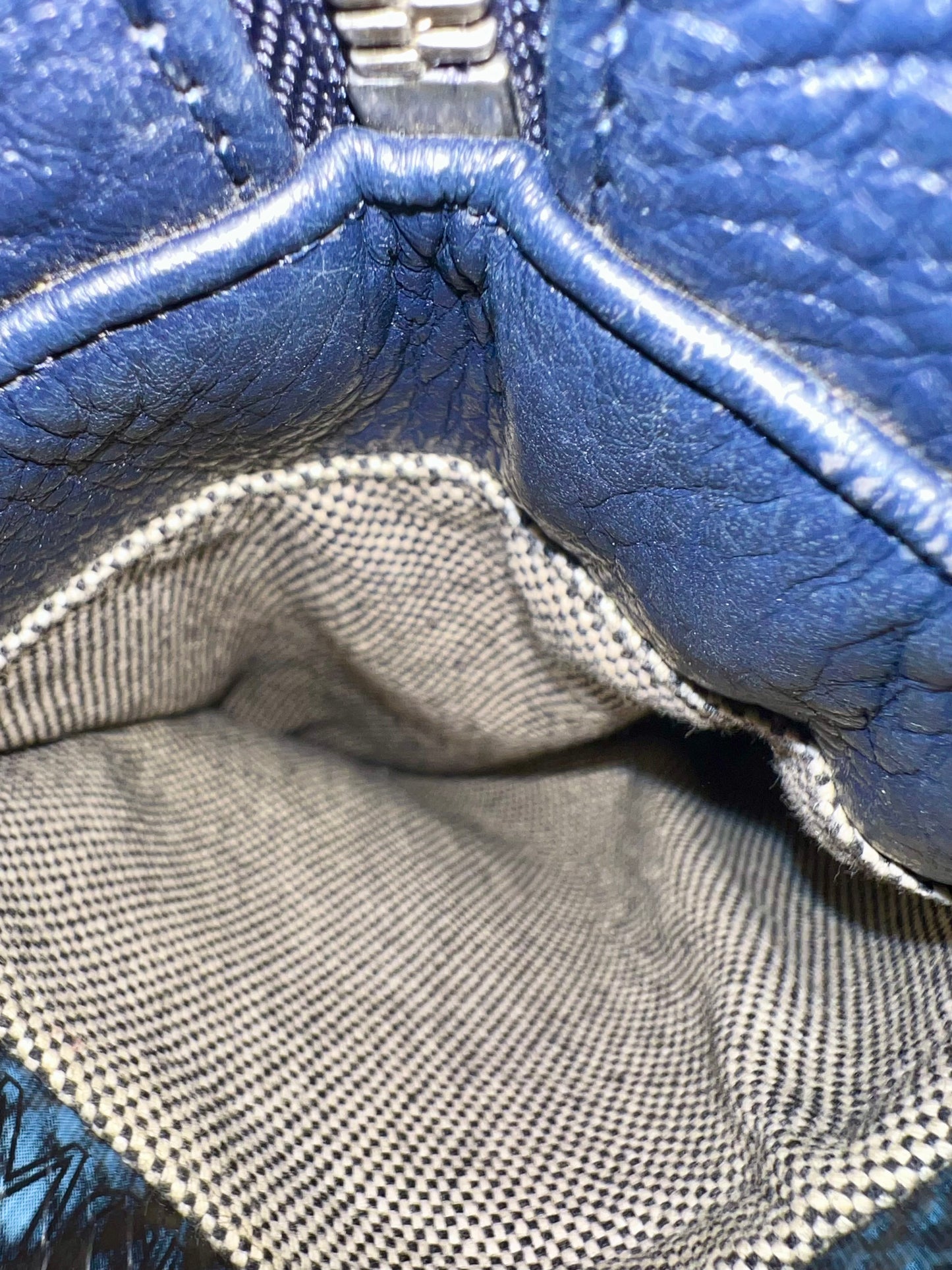 MCM BAGPACK SNAKESKIN LIMITED EDITION BLUE