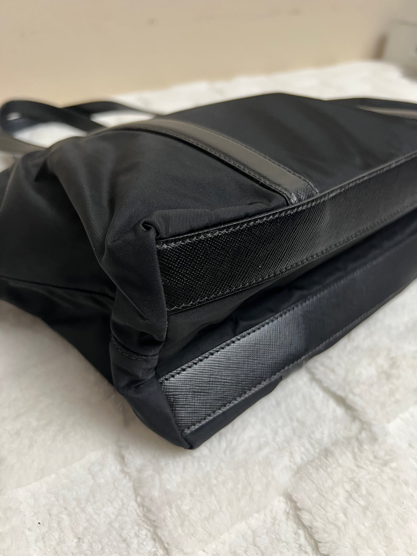 P_R_A_D_A TOTE BAG BLACK