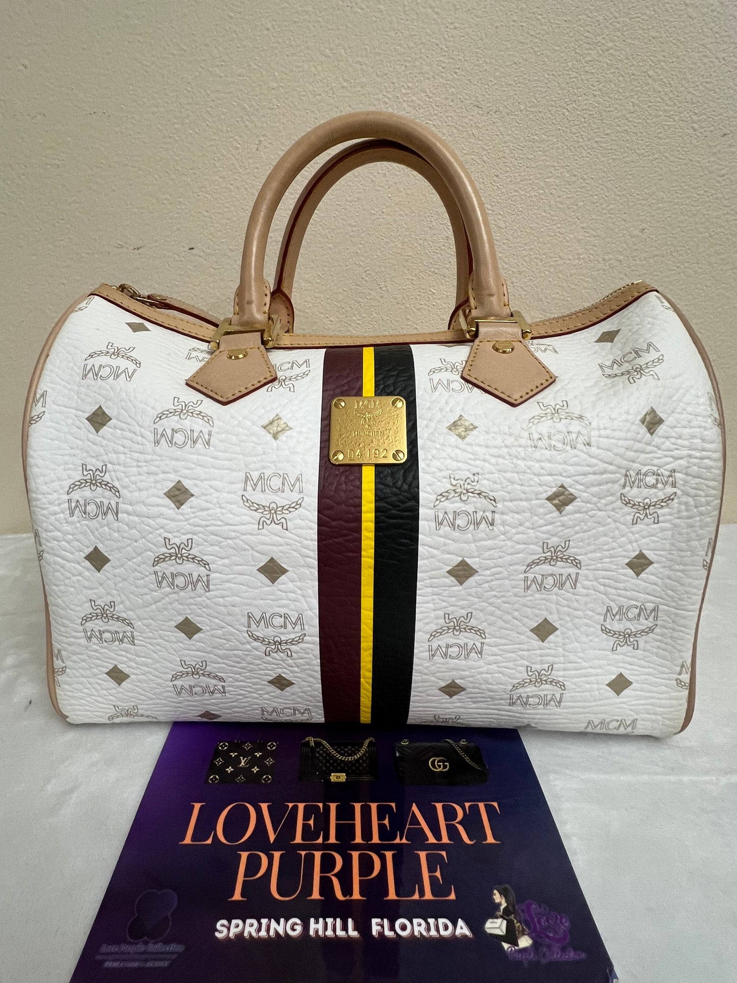 MCM BOSTON WHITE 30