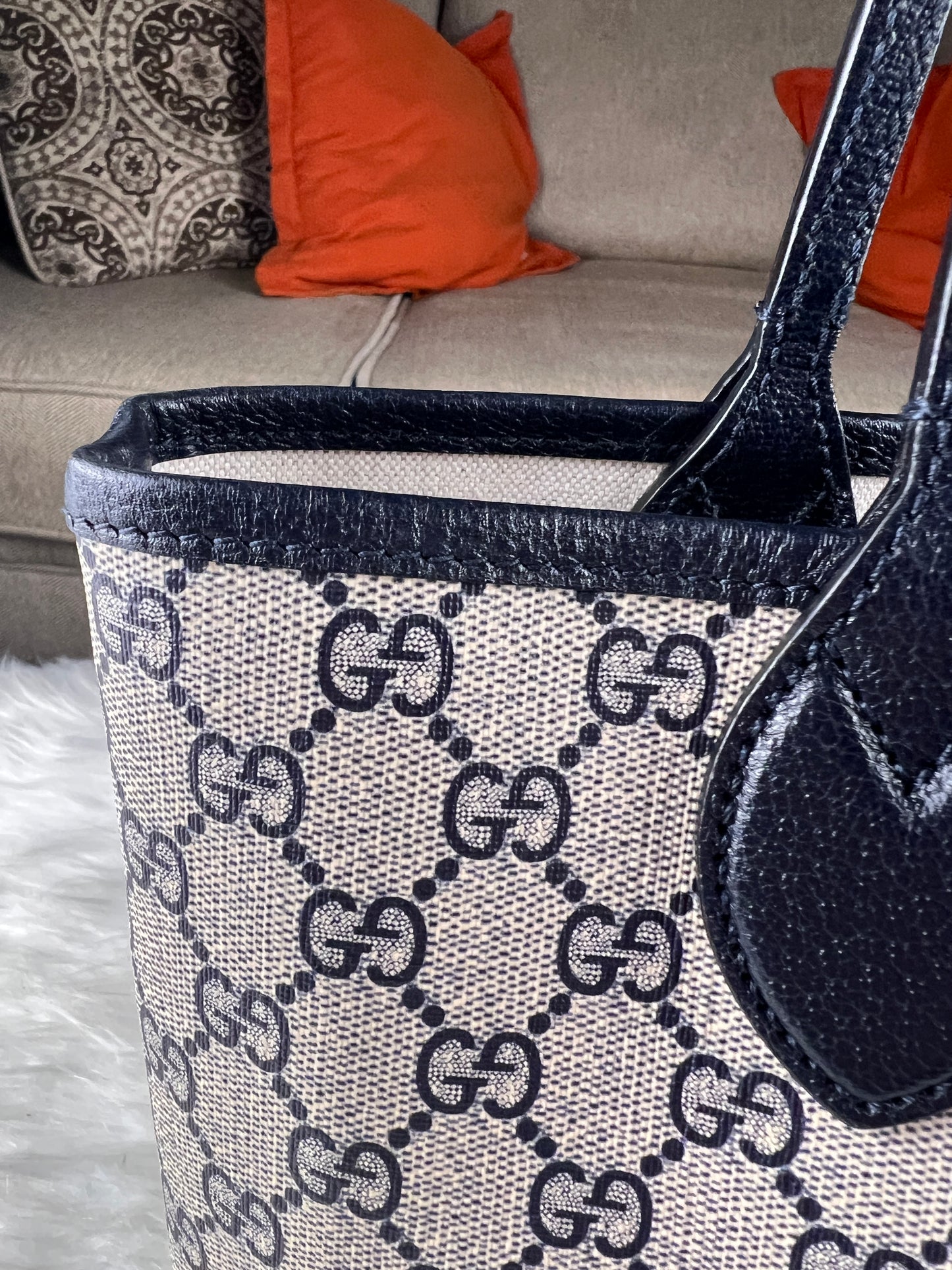 OPHIDIA SHOPPING TOTE NAVY