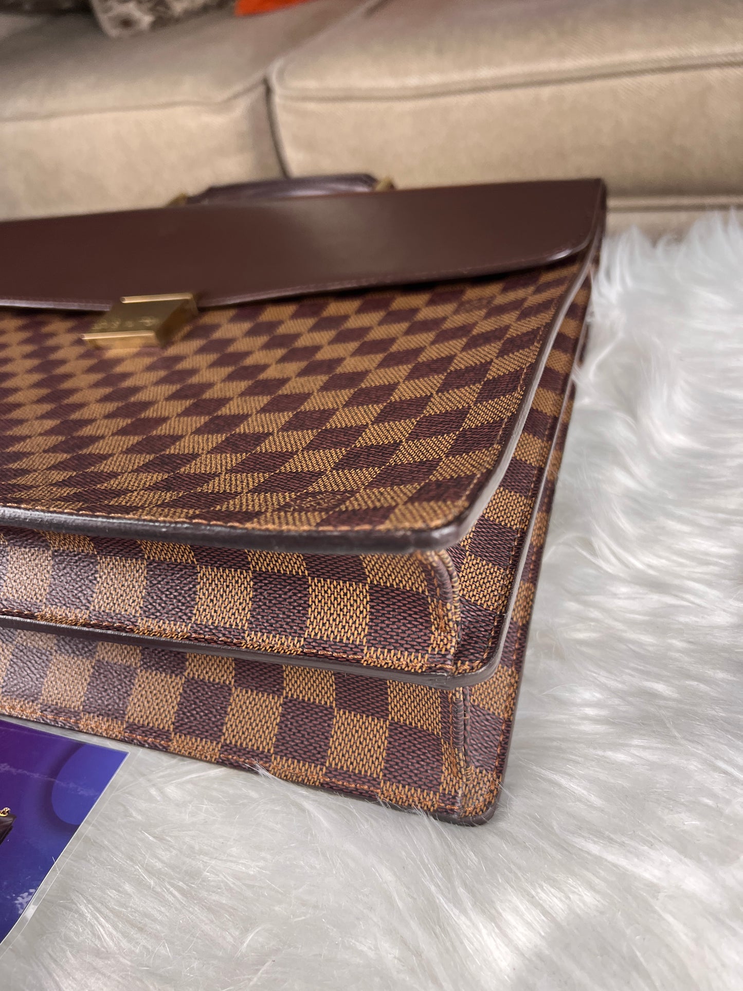 ALTONA PM BRIEFCASE DAMIER EBENE