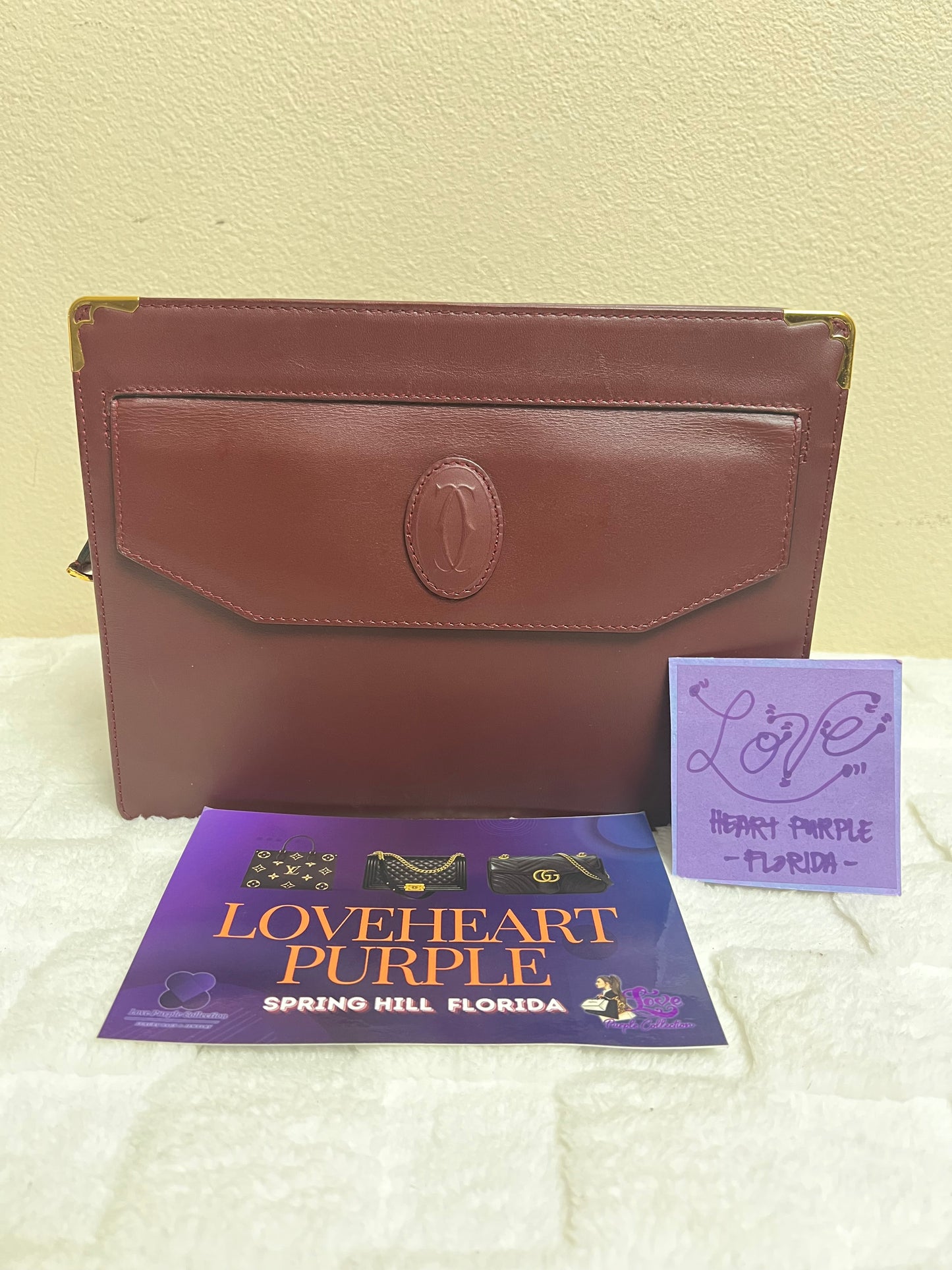 C_ A _ R _ T _ I _ E _ R CLUTCH MAROON