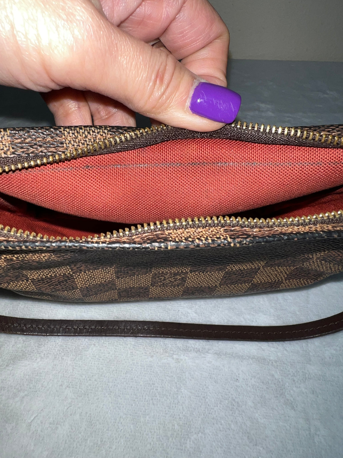 MINI POCHETTE DAMIER