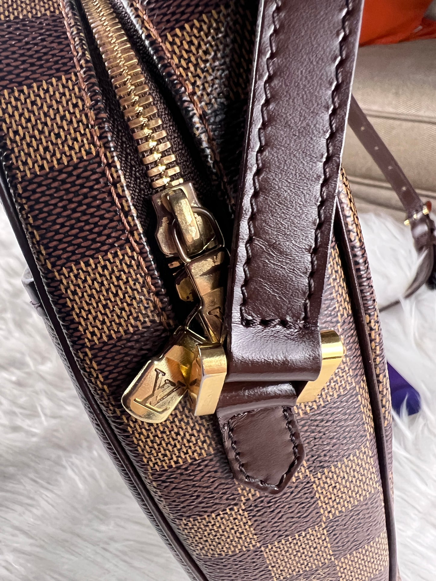 IPANEMA PM CROSSBODY DAMIER EBENE