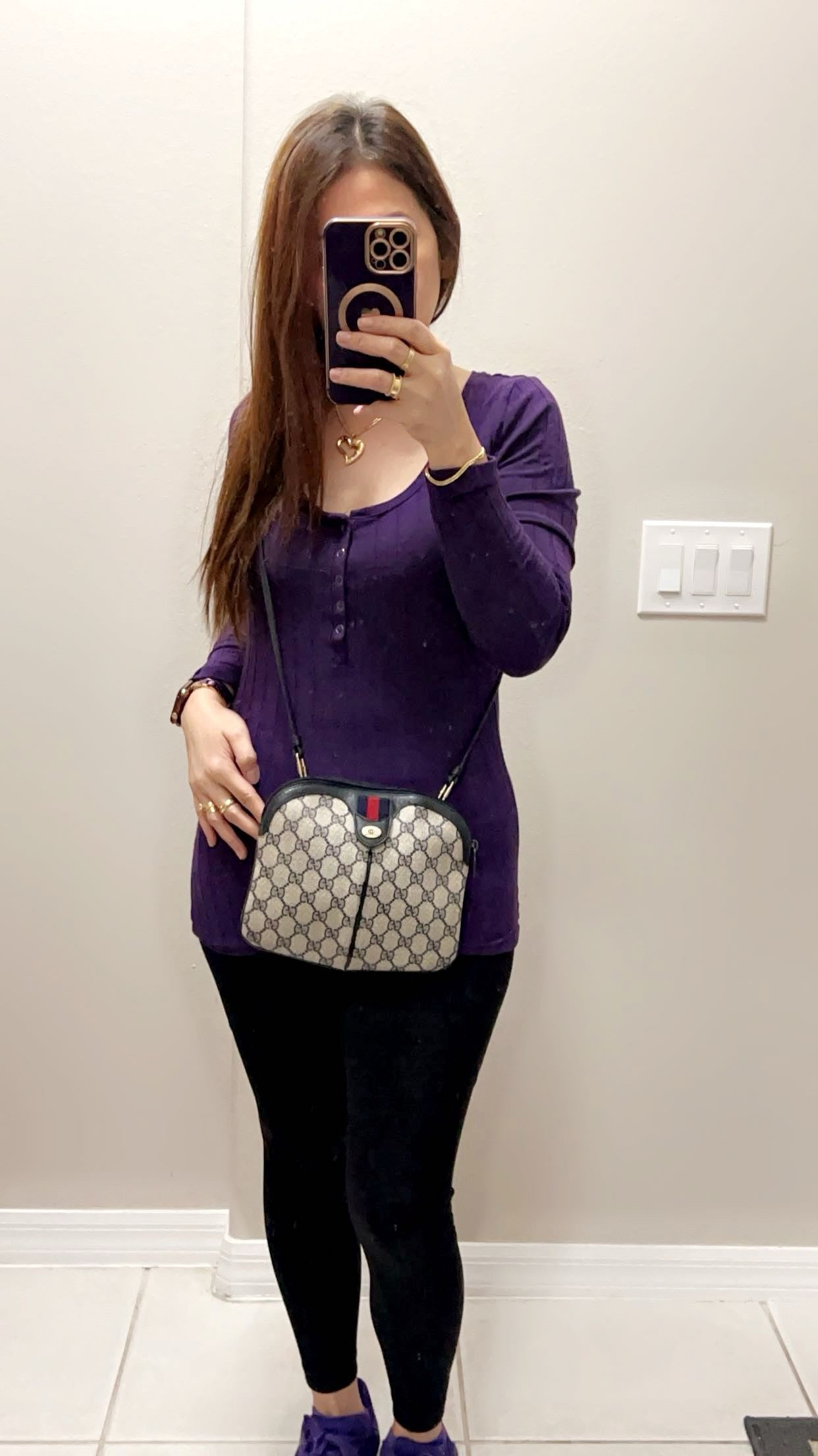 SUPREME NAVY SHERRYLINE VINTAGE CROSSBODY BAG