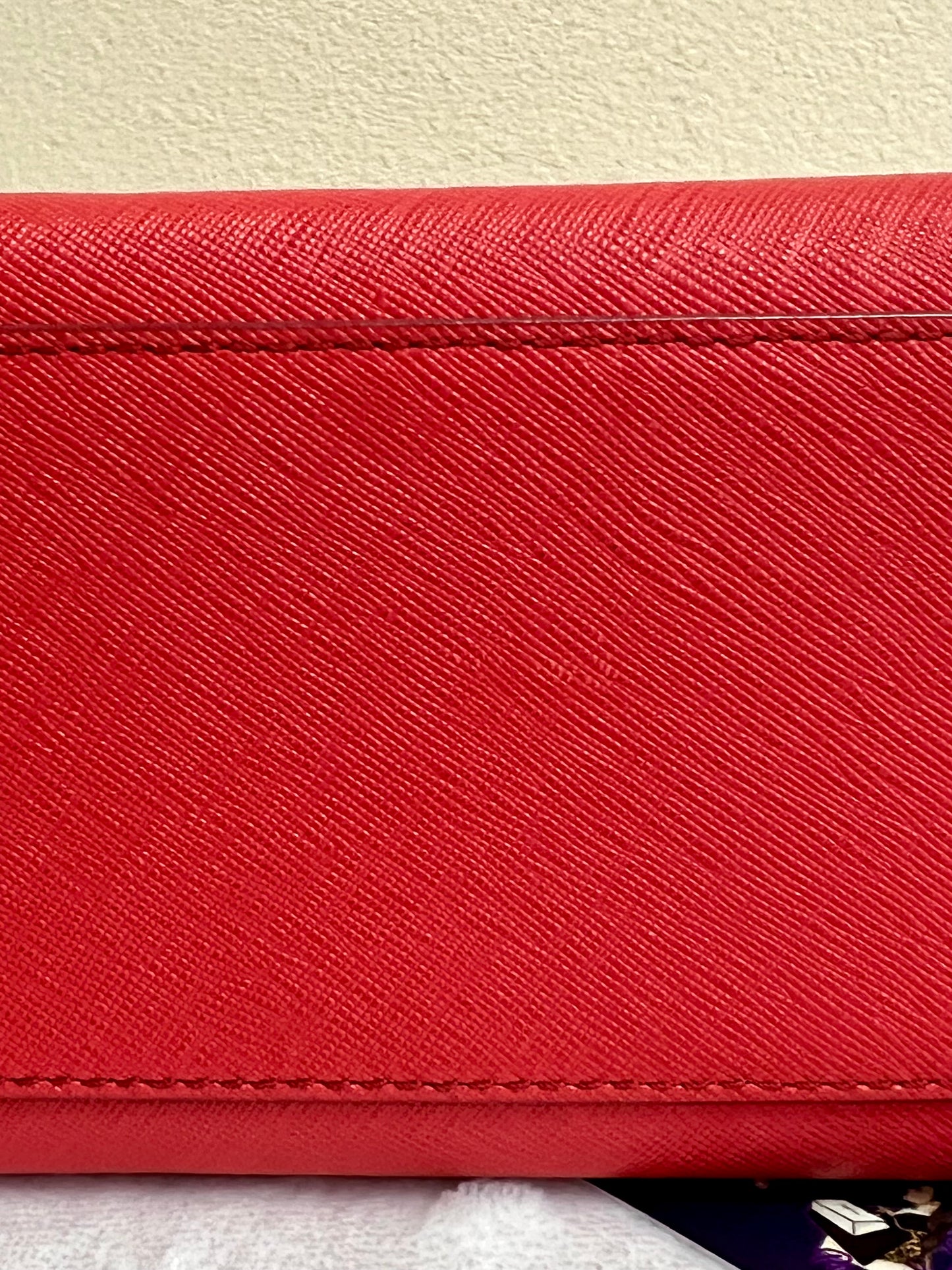 MCM SAFFIANO RED