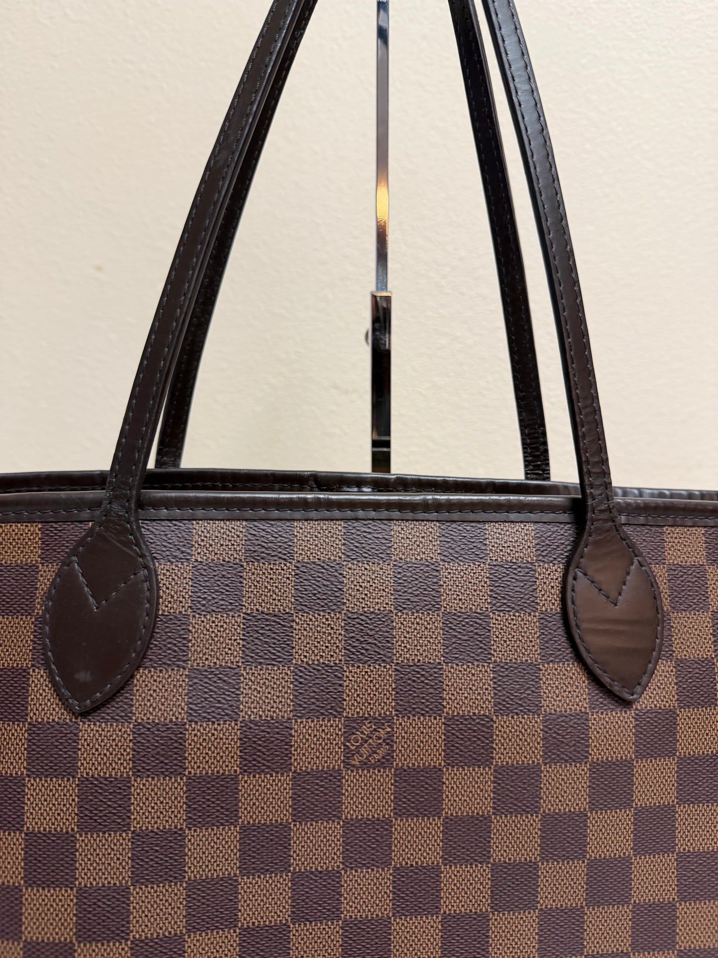 NEVERFULL MM W/ POUCH DAMIER EBENE