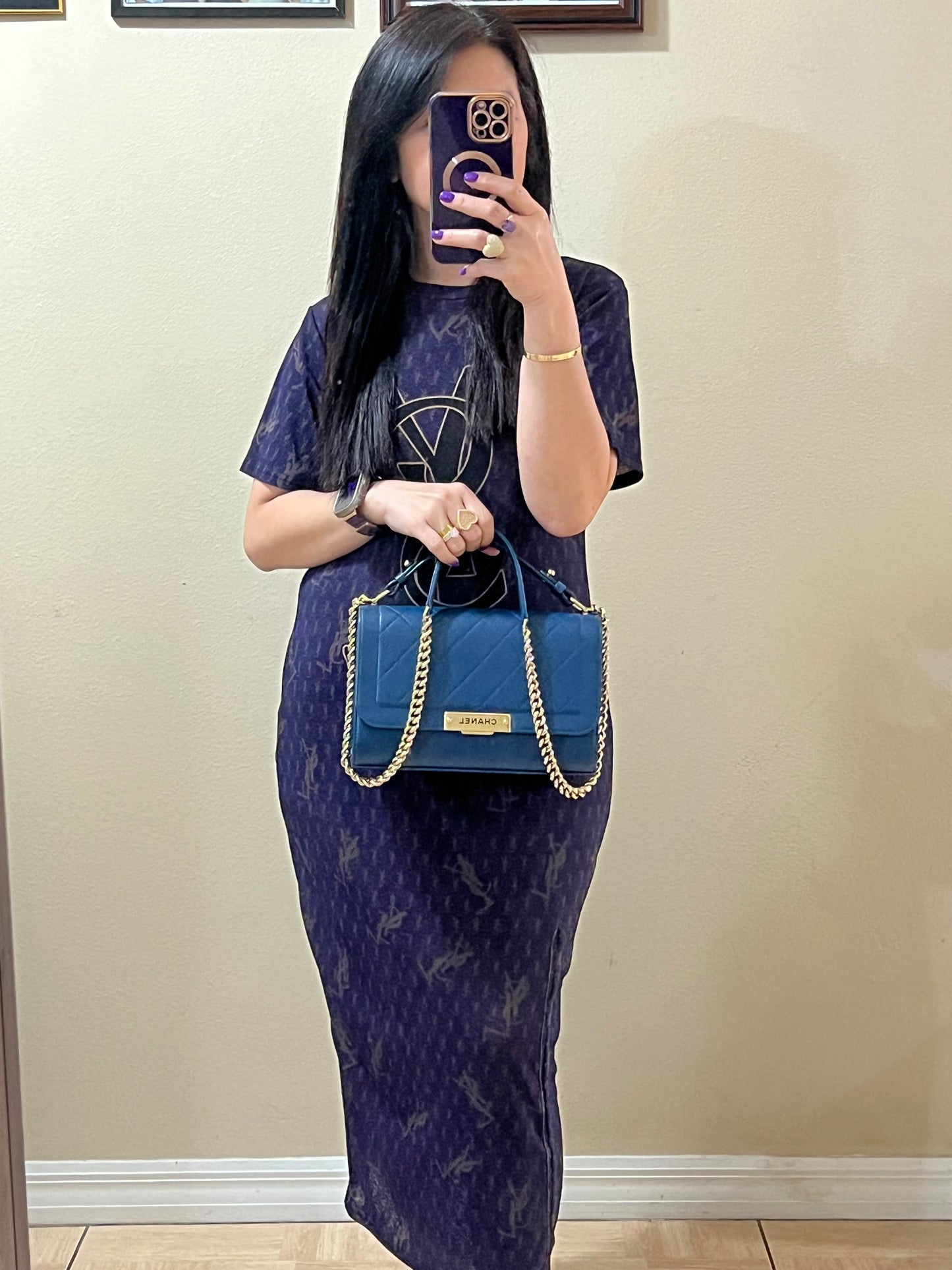 LABEL CLICK FLAP BLUE