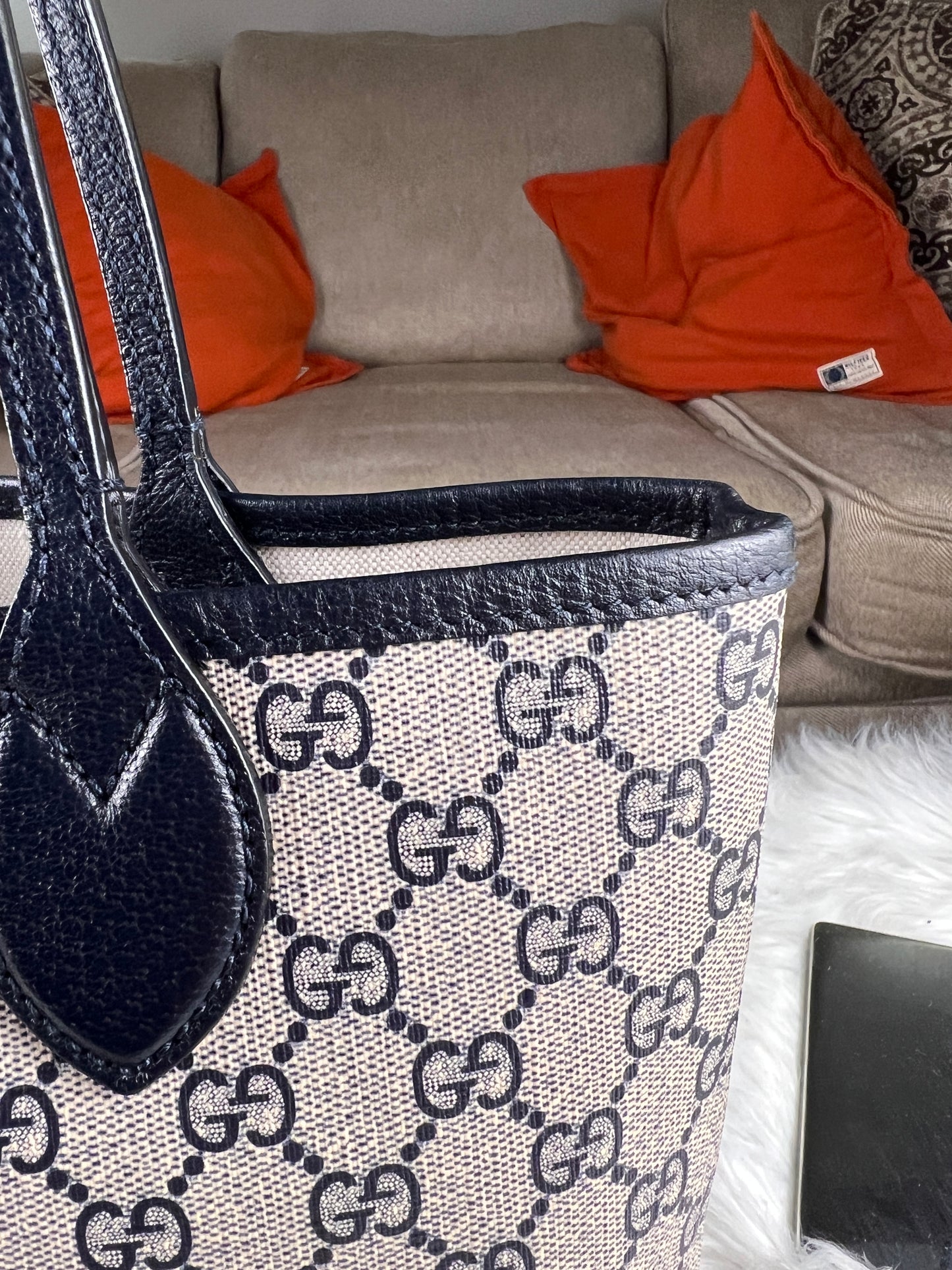 OPHIDIA SHOPPING TOTE NAVY