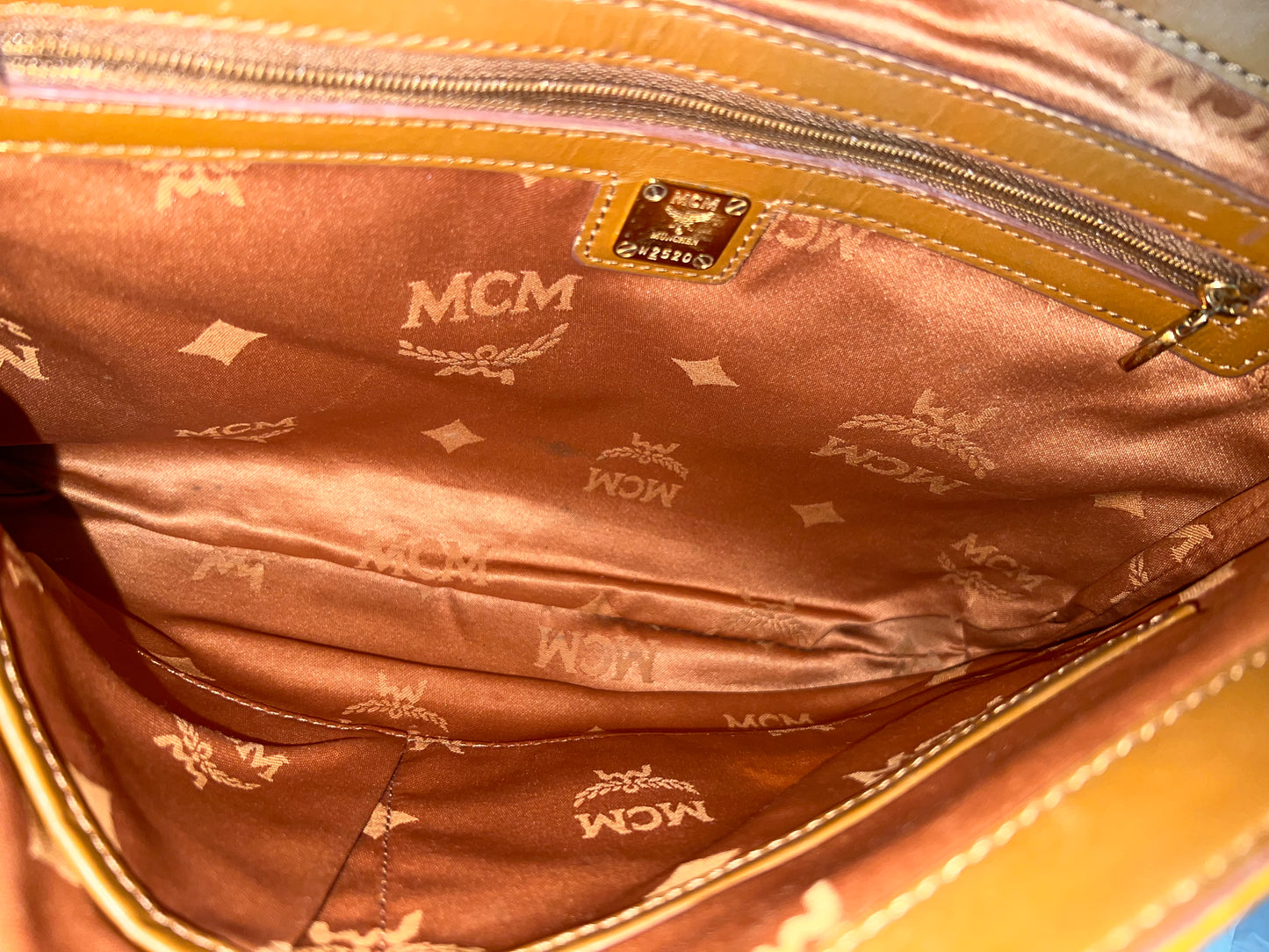 MCM COGNAC CROSSBODY