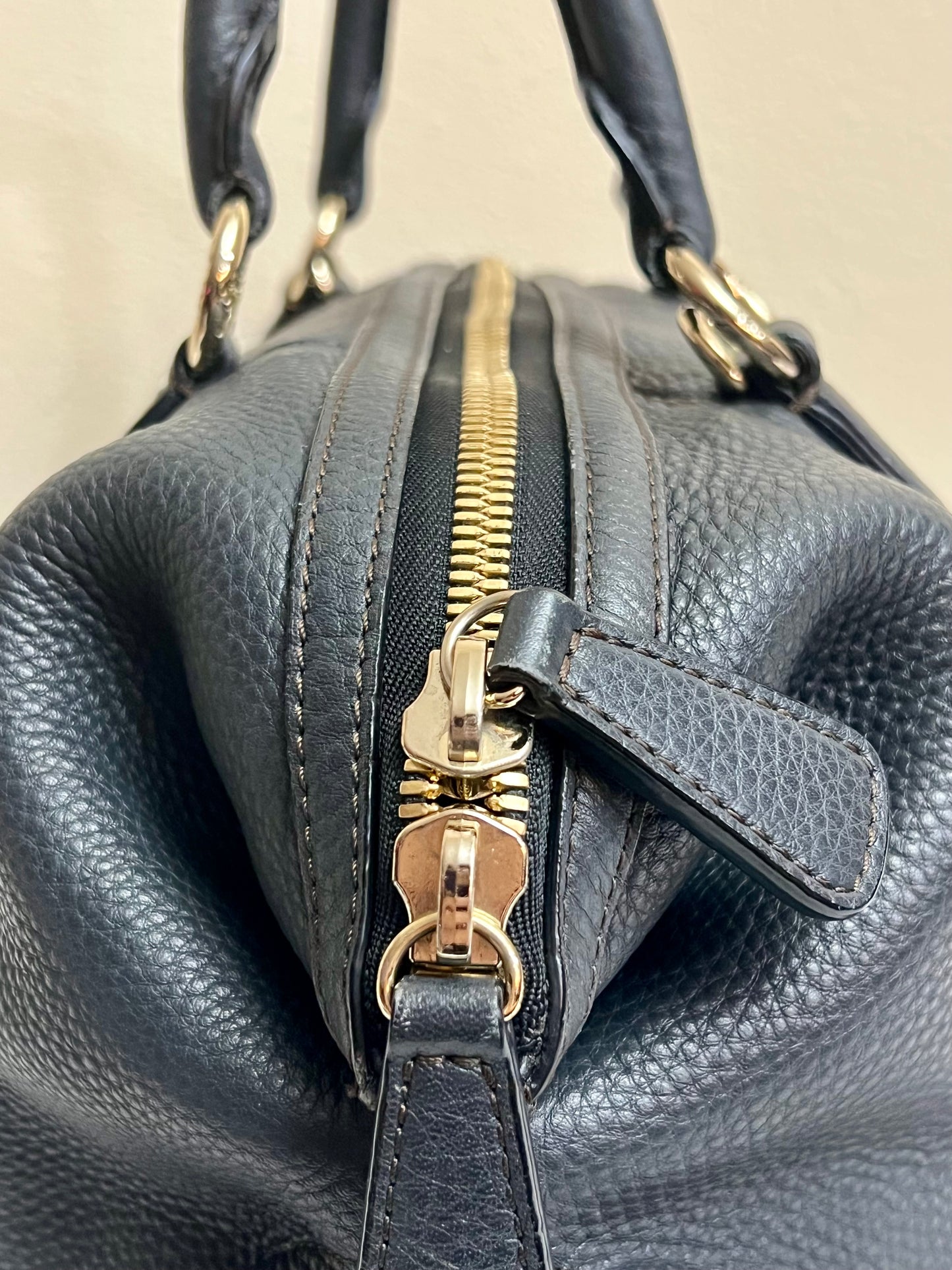 MCM BOSTON SOFT LEATHER