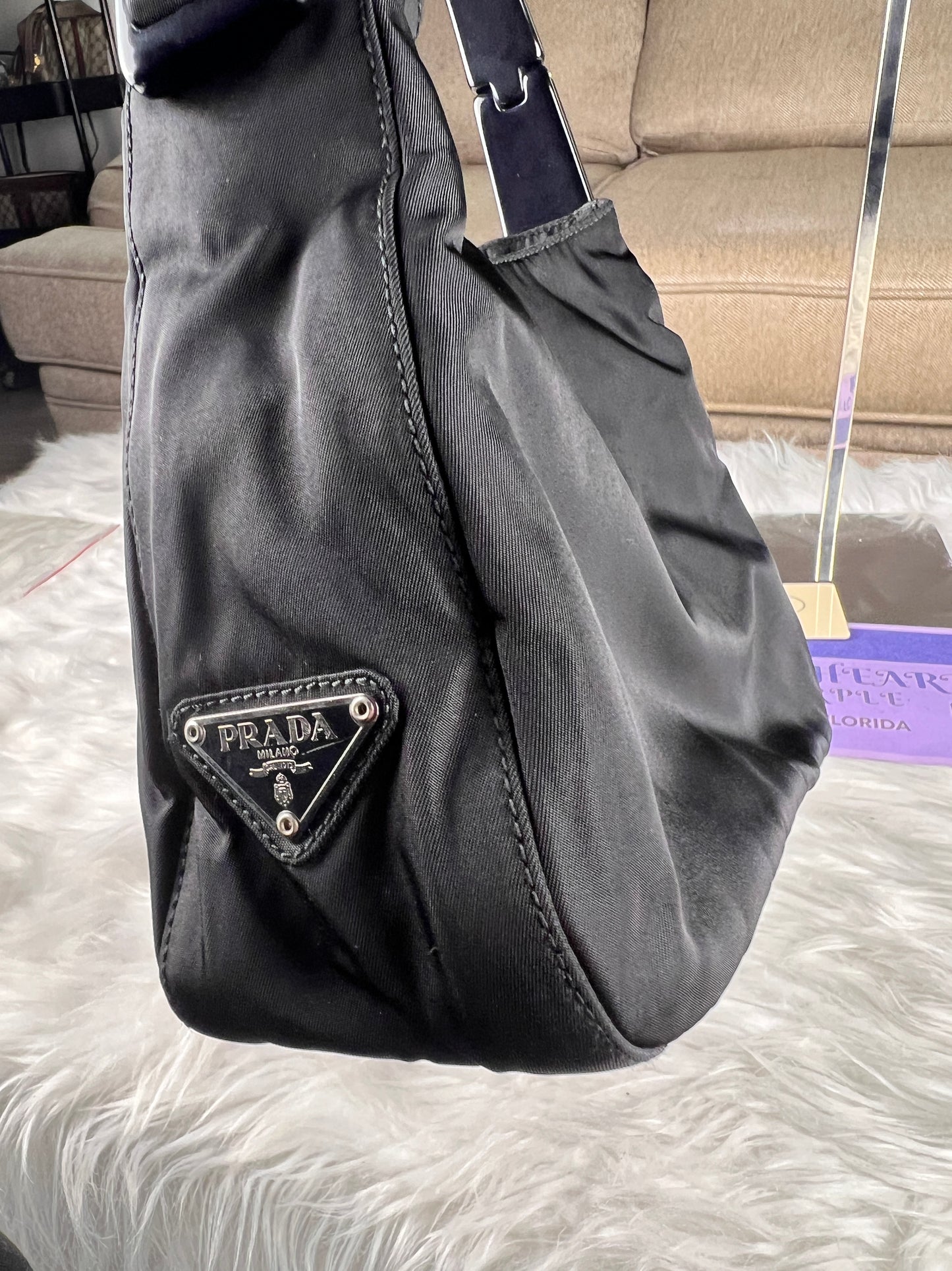 PRADA SHOULDER BAG BLACK