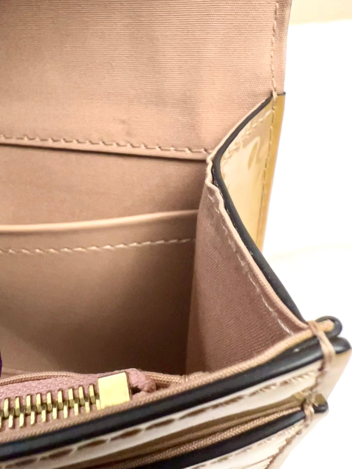 LOUISE CLUTCH VERNIS YELLOW