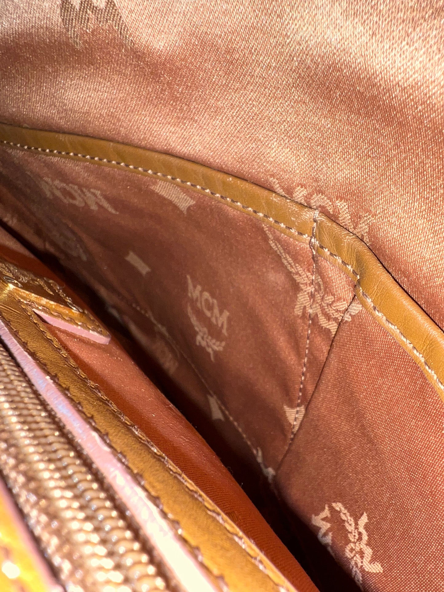 MCM COGNAC CROSSBODY