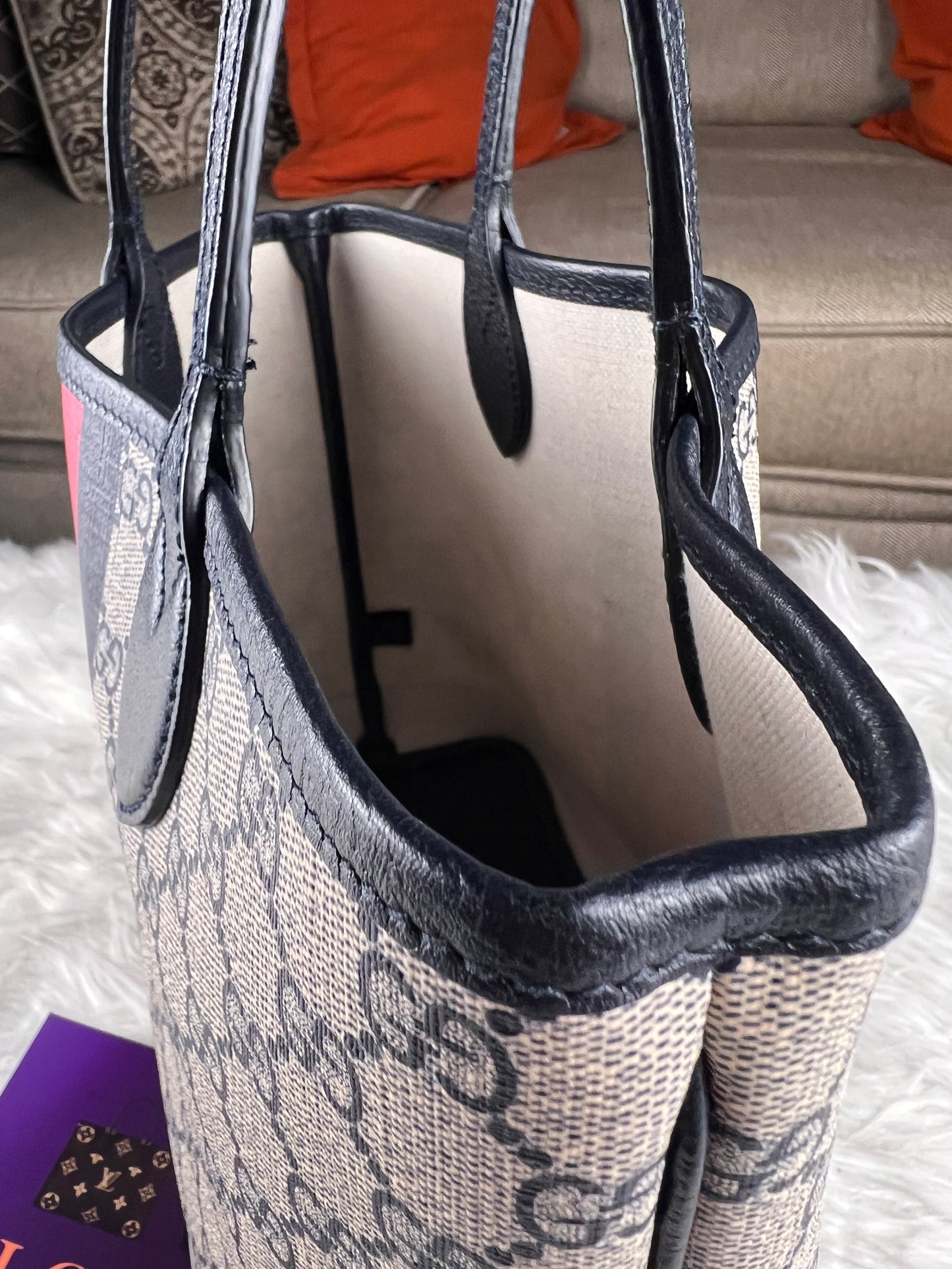 OPHIDIA SHOPPING TOTE NAVY