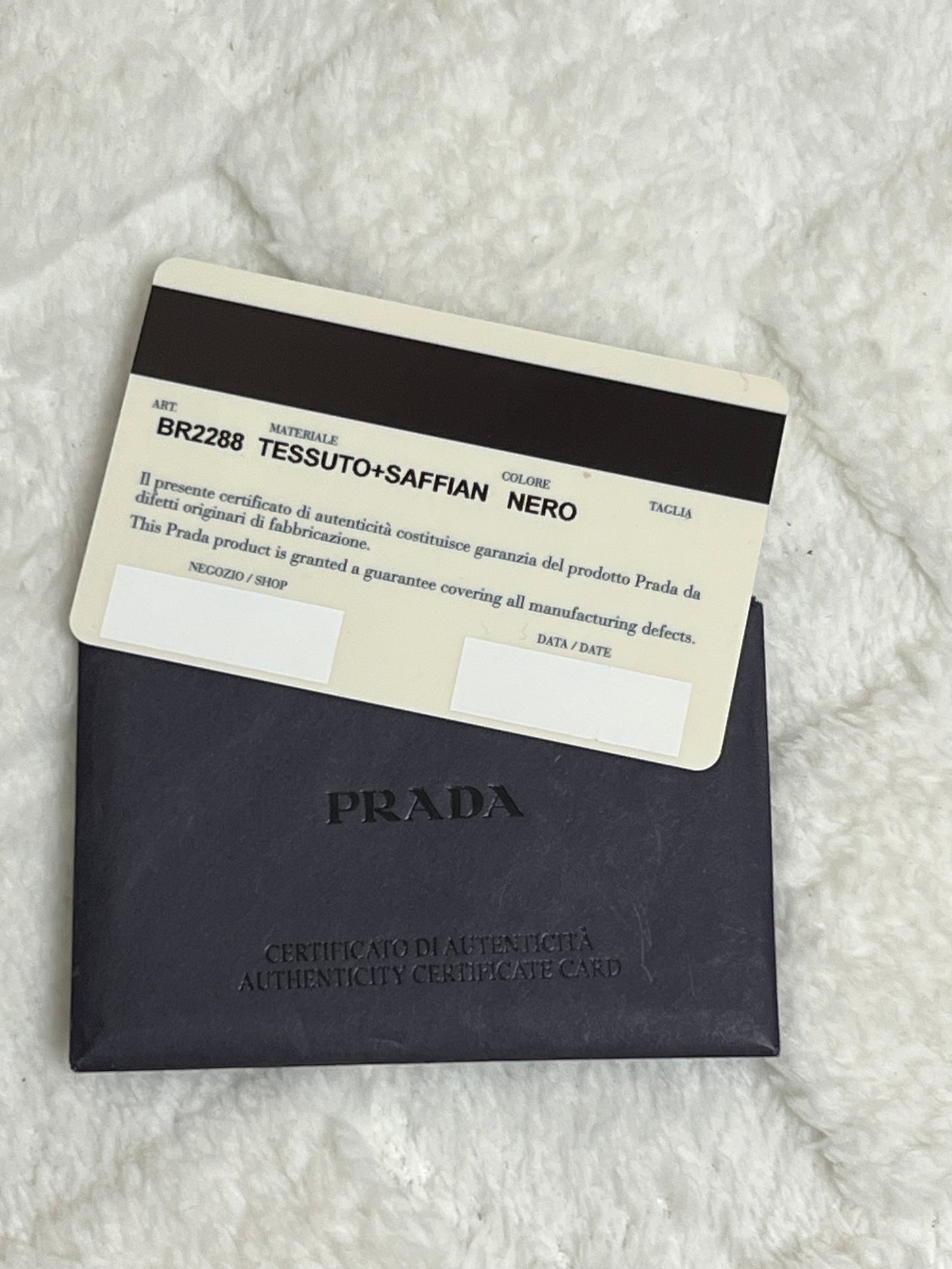 P_R_A_D_A TOTE BAG BLACK