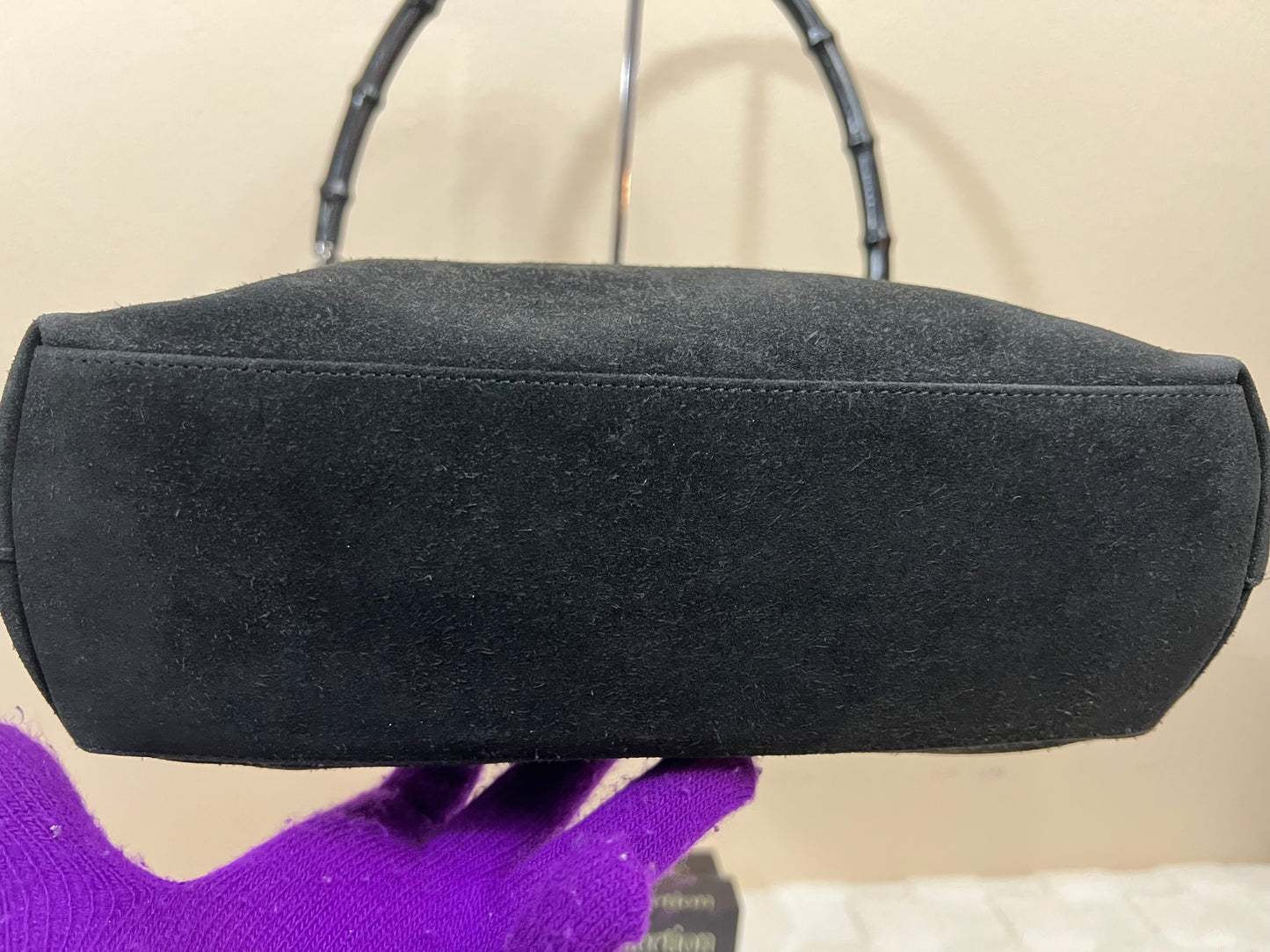BAMBOO SHOULDER BAG BALCK