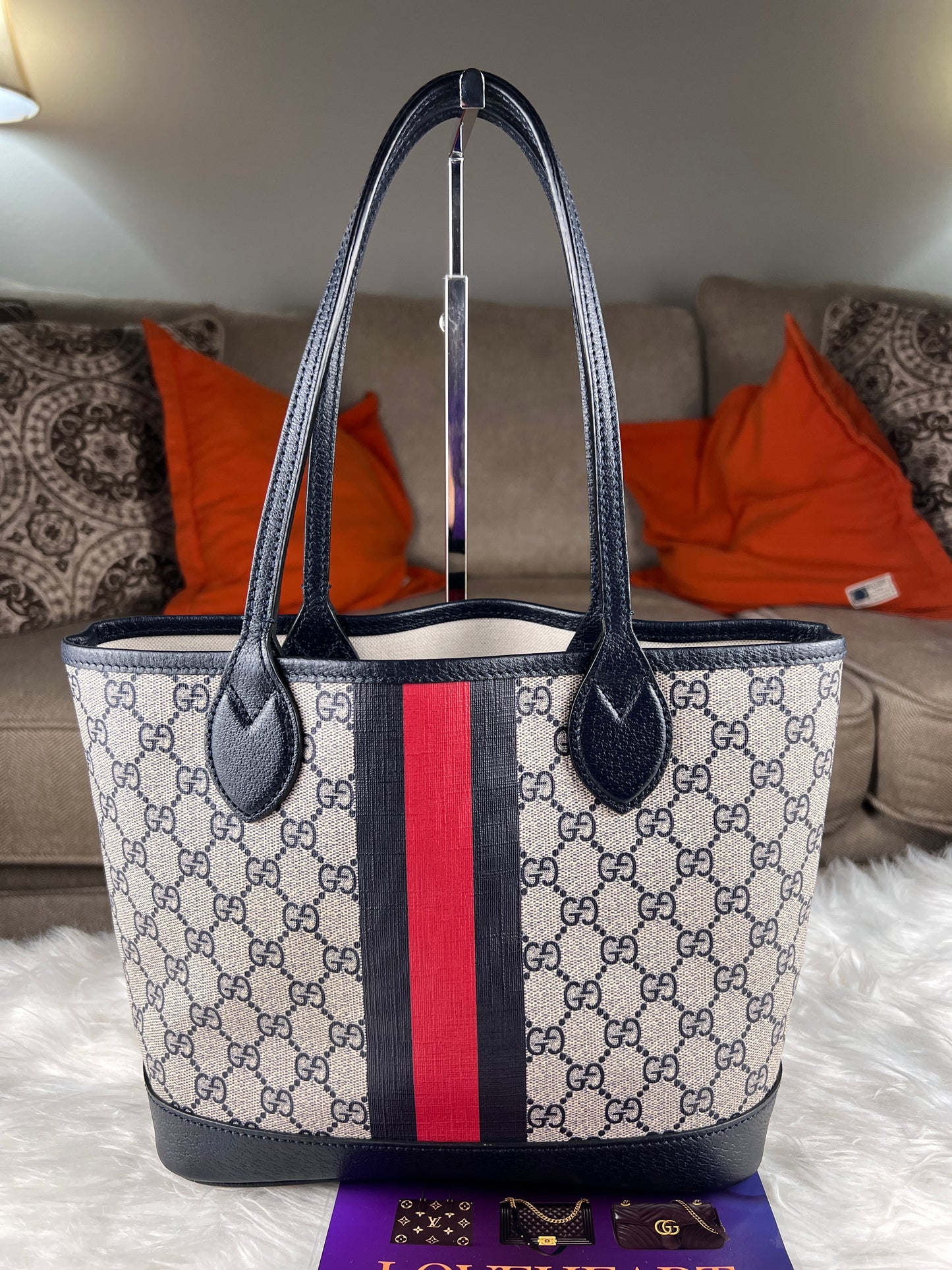 OPHIDIA SHOPPING TOTE NAVY