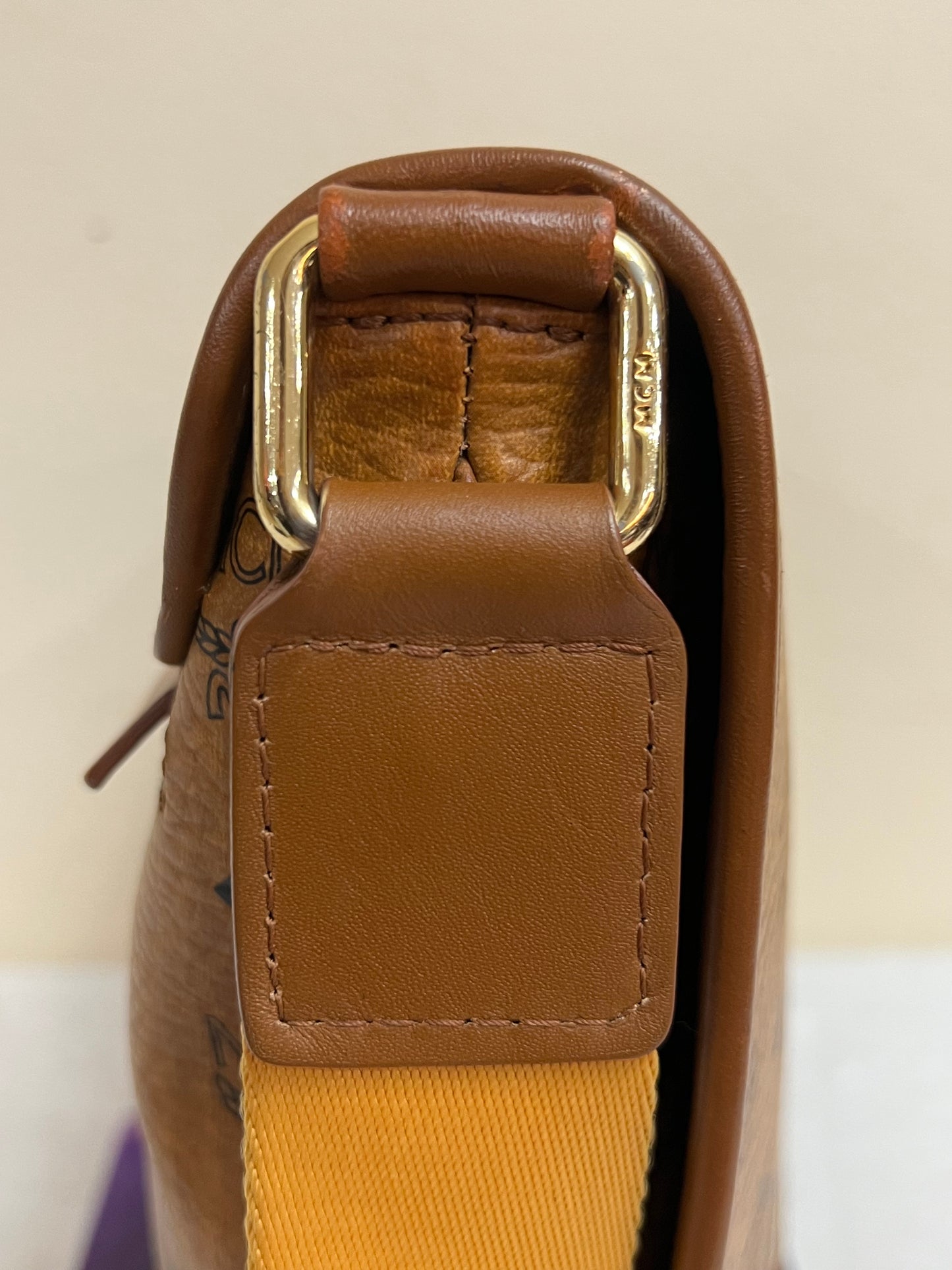 MCM COGNAC CROSSBODY