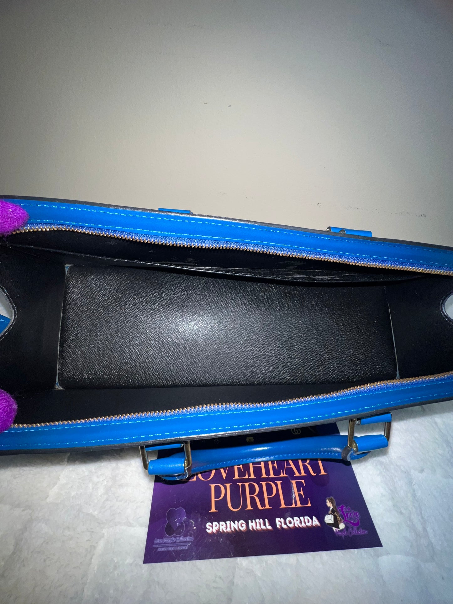 SAC TRIANGLE EPI BLUE