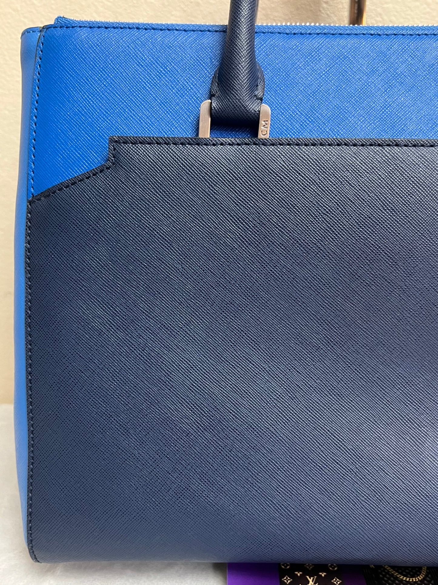 MCM SAFFIANO BLUE