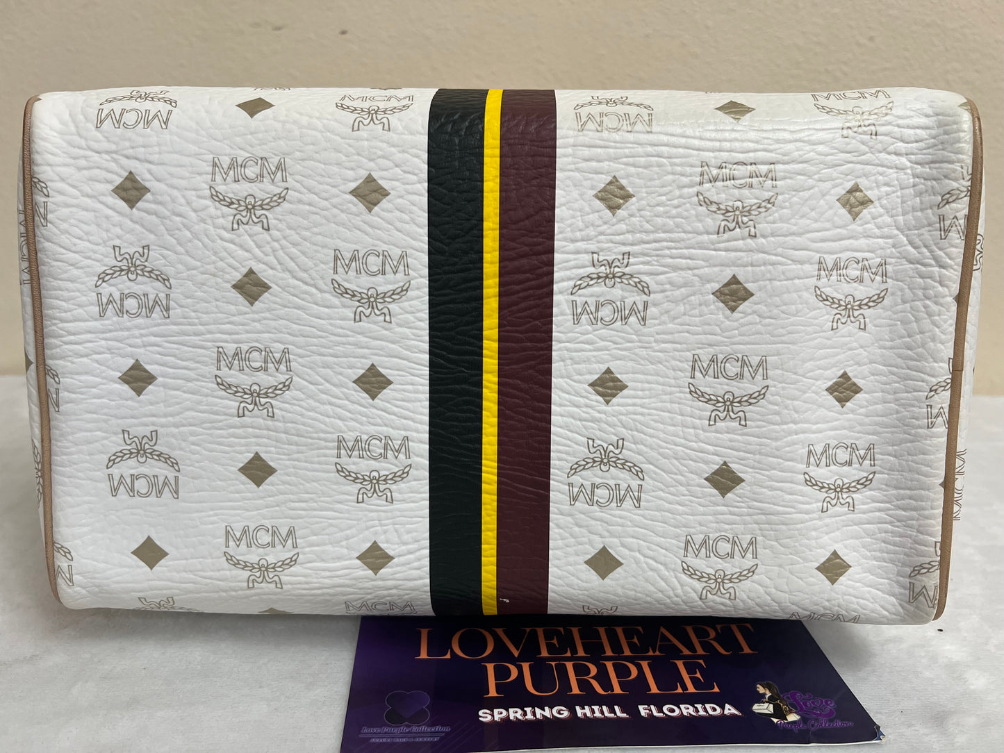 MCM BOSTON WHITE 30