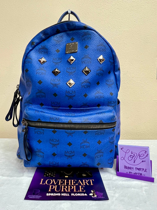 MCM BAGPACK LIMITED EDITION BLUE