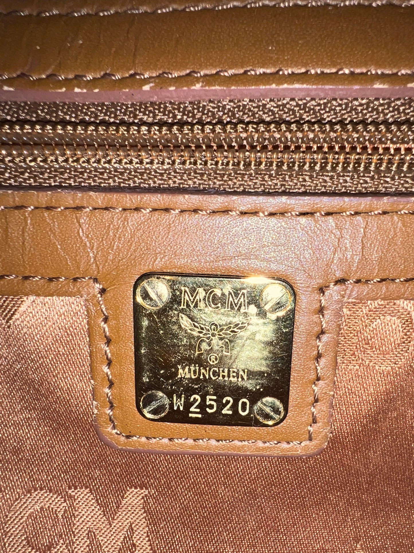MCM COGNAC CROSSBODY