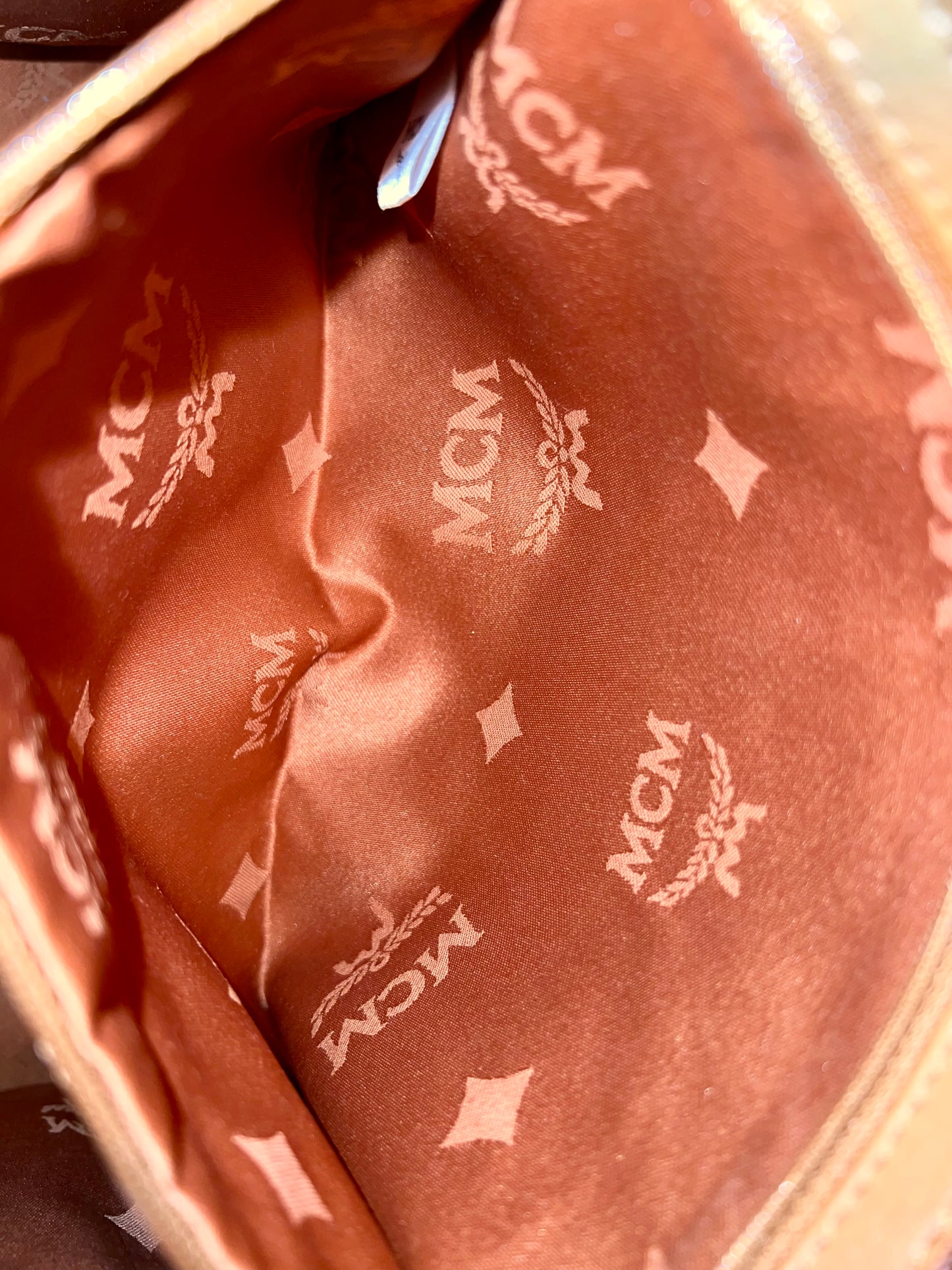 MCM BAGPACK COGNAC LIMITED EDITION