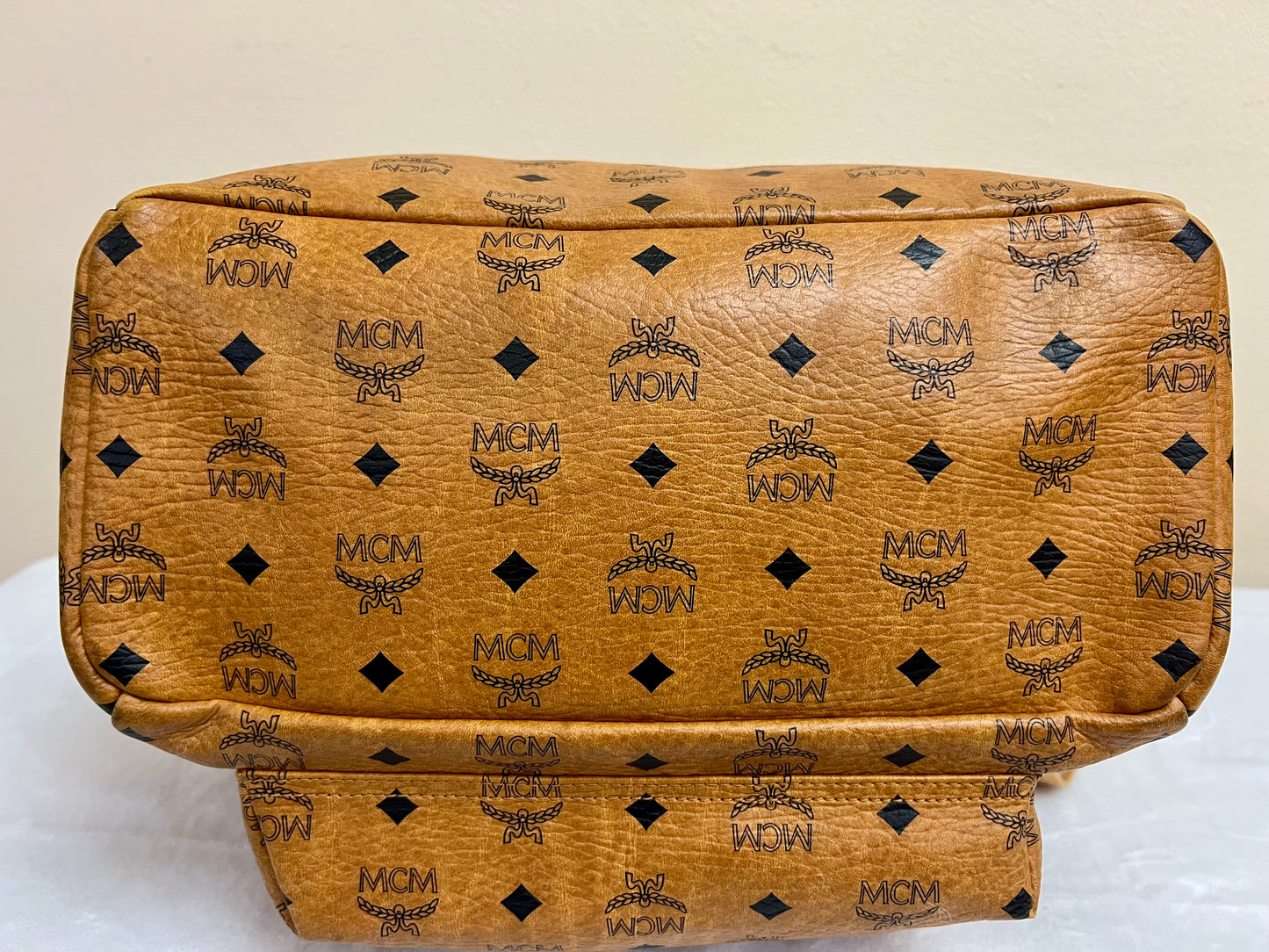 MCM BAGPACK COGNAC LIMITED EDITION