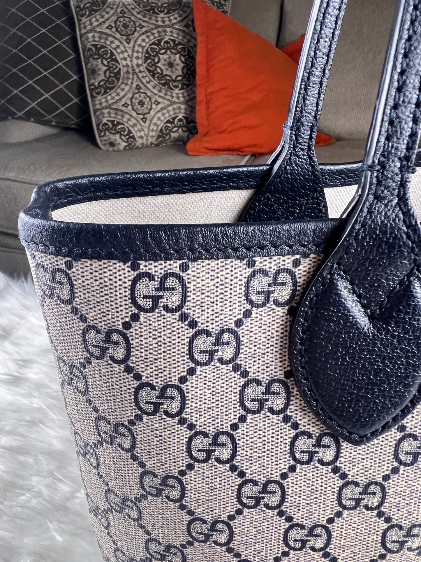 OPHIDIA SHOPPING TOTE NAVY