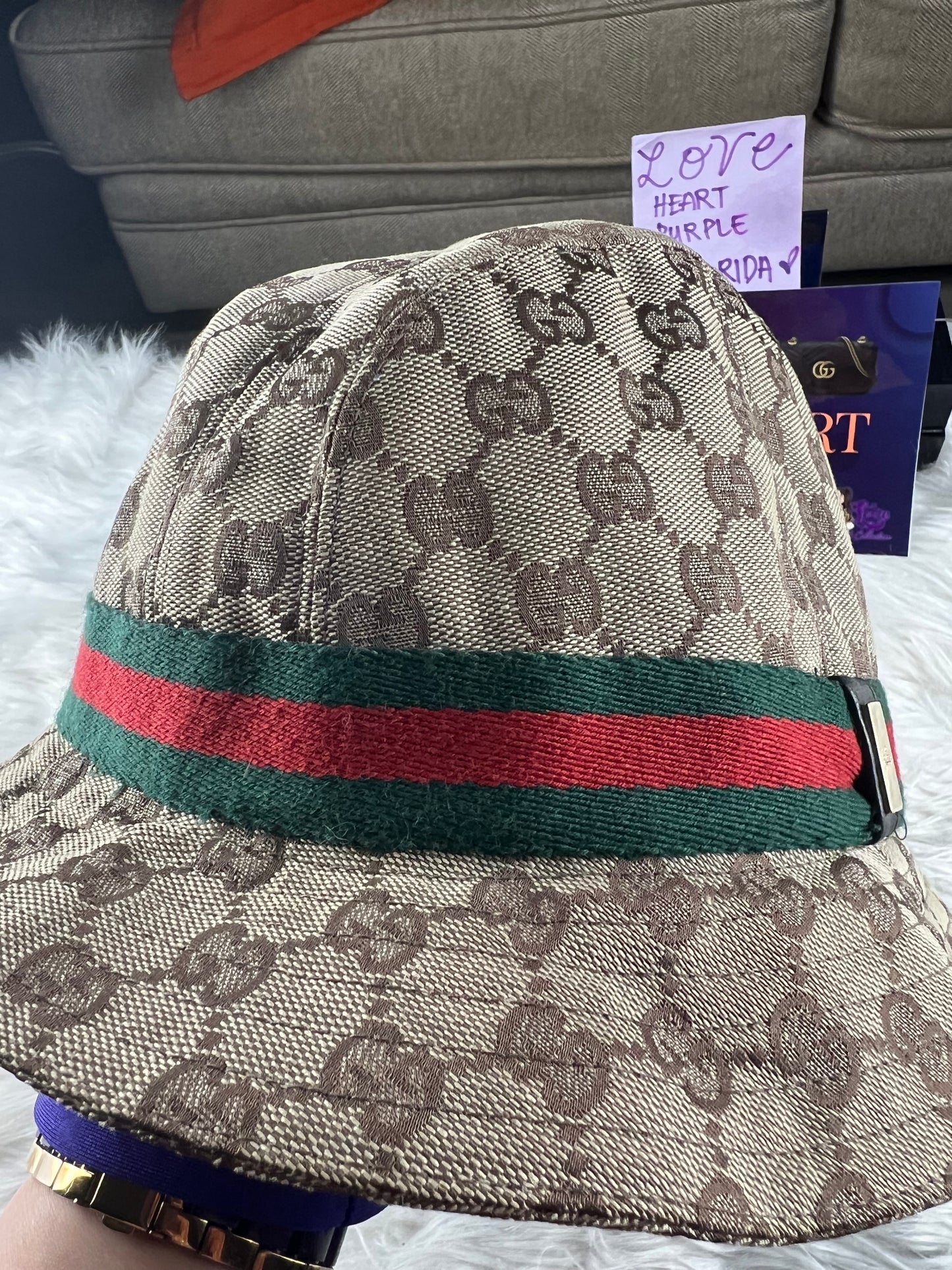 BUCKET HAT BROWN L