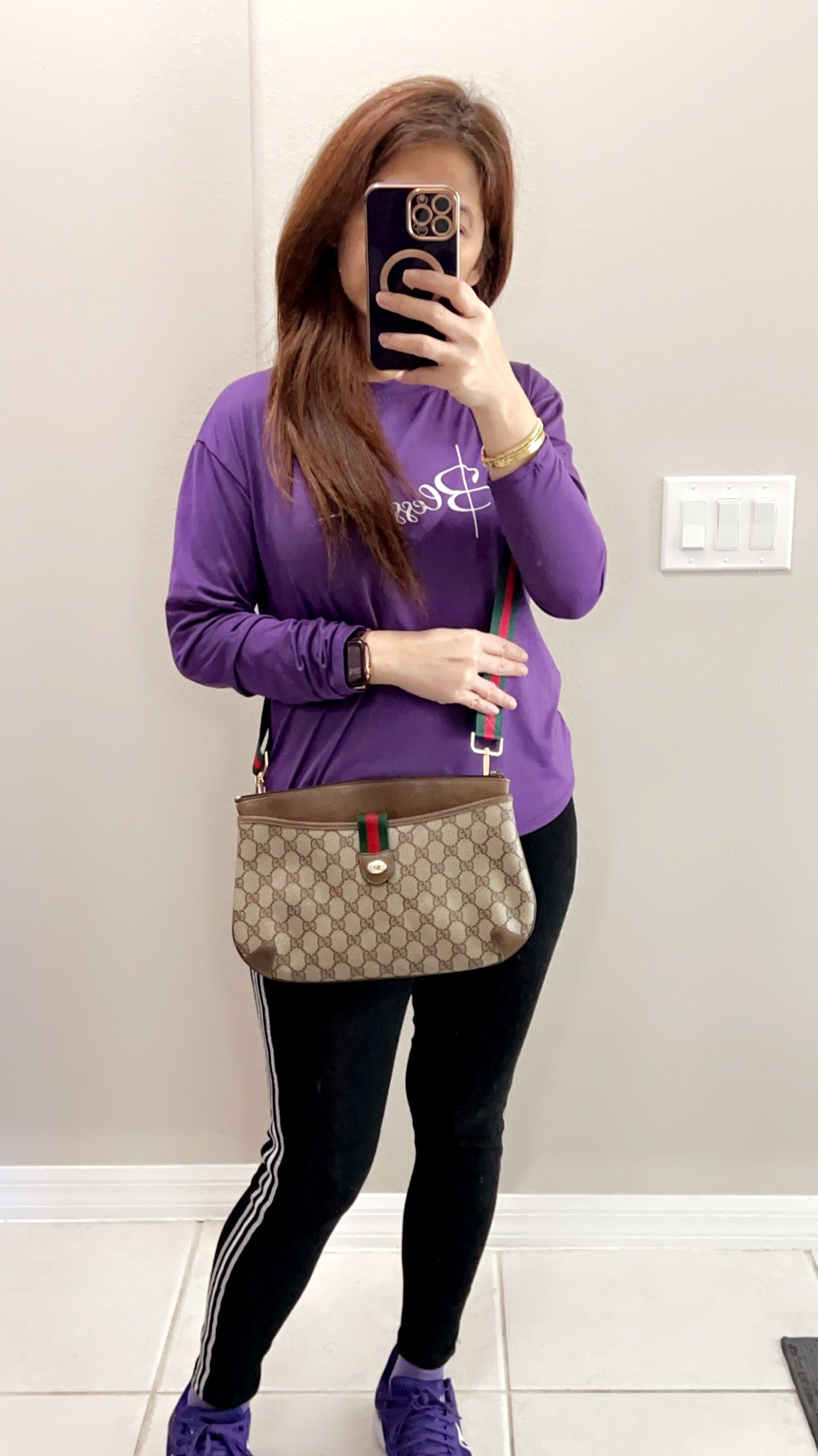 BROWN SHERRYLINE VINTAGE CLUTCH/CROSSBODY