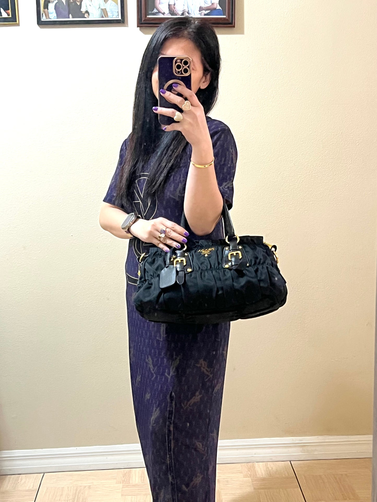 TESSUTO 2 WAY BAG BLACK