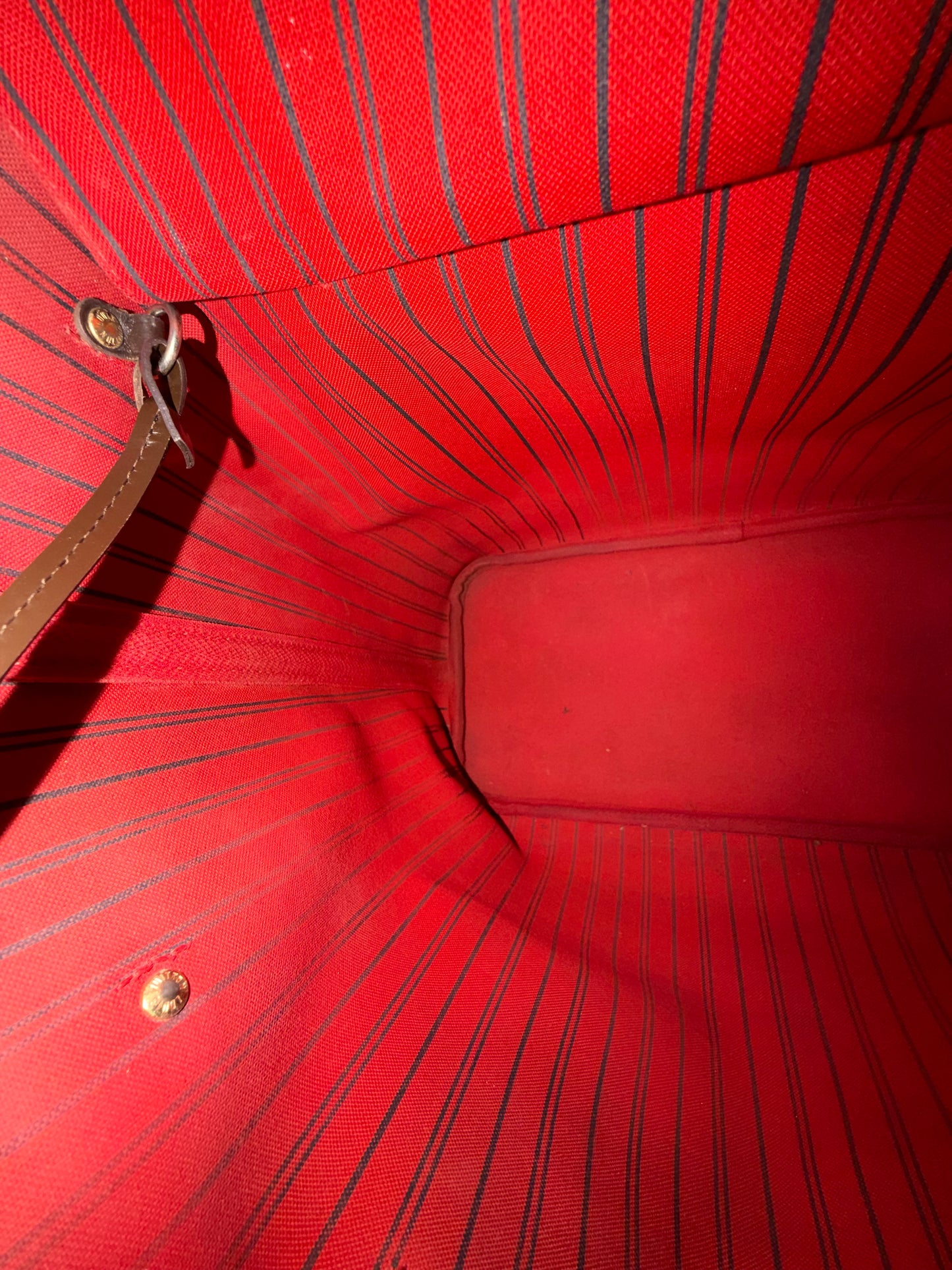 NEVERFULL MM W/ POUCH DAMIER EBENE