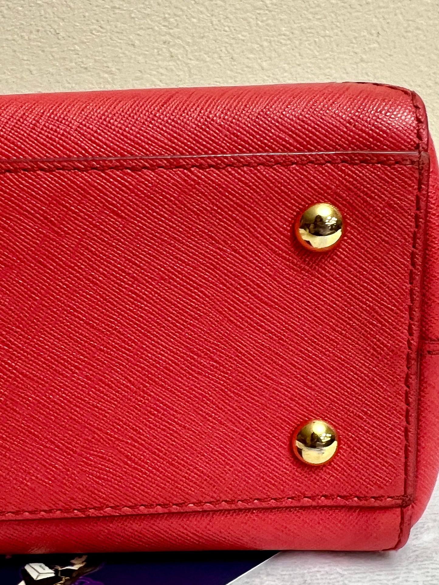 MCM SAFFIANO RED