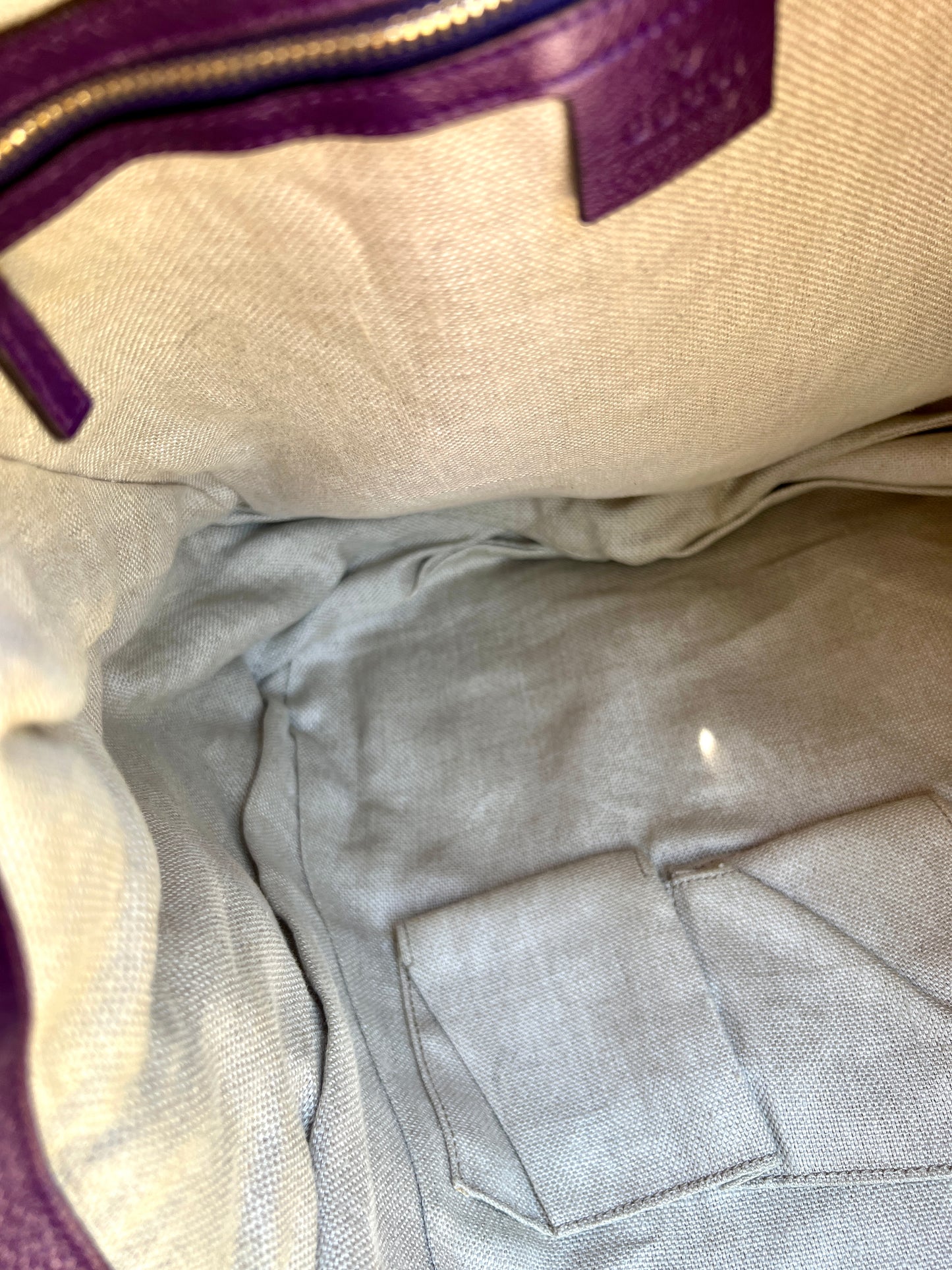 PURPLE TOTE BAG