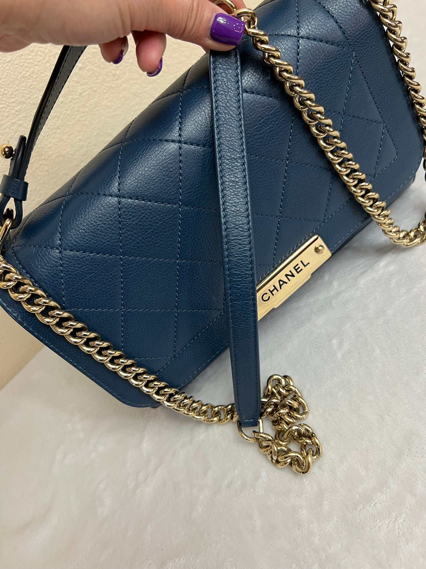 LABEL CLICK FLAP BLUE