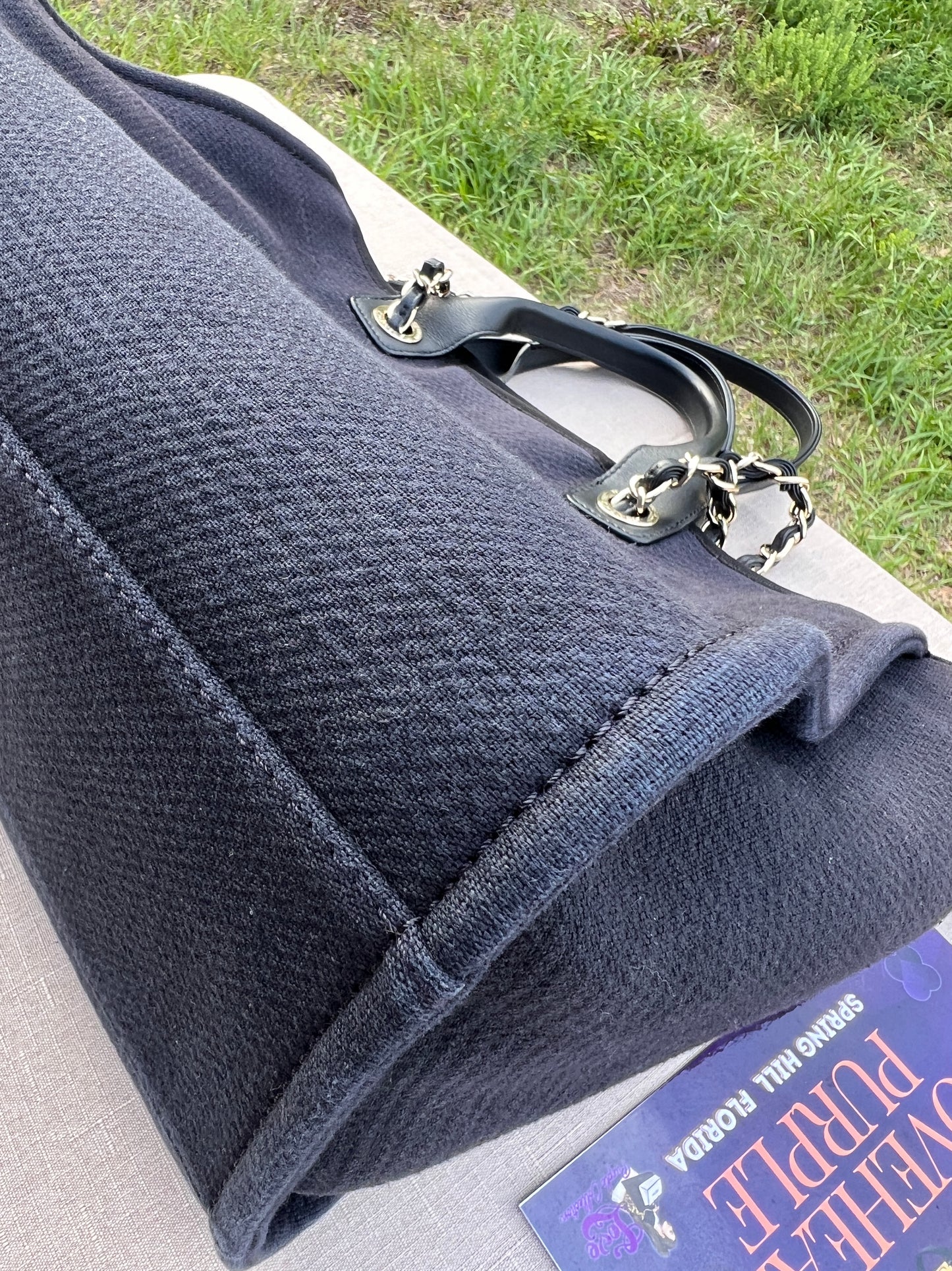 DEAUVILLE TOTE MEDIUM BLACK