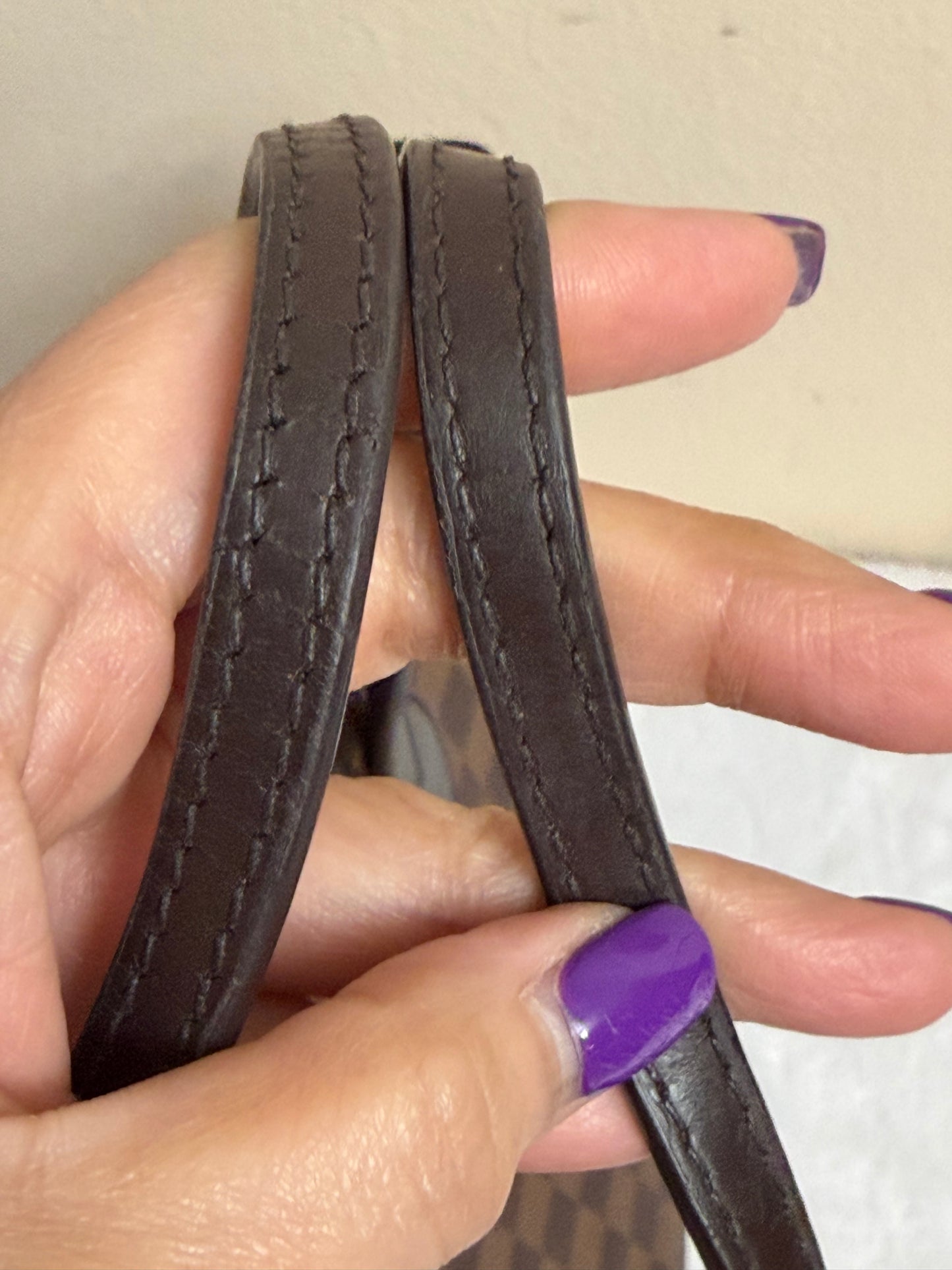 NEVERFULL MM W/ POUCH DAMIER EBENE